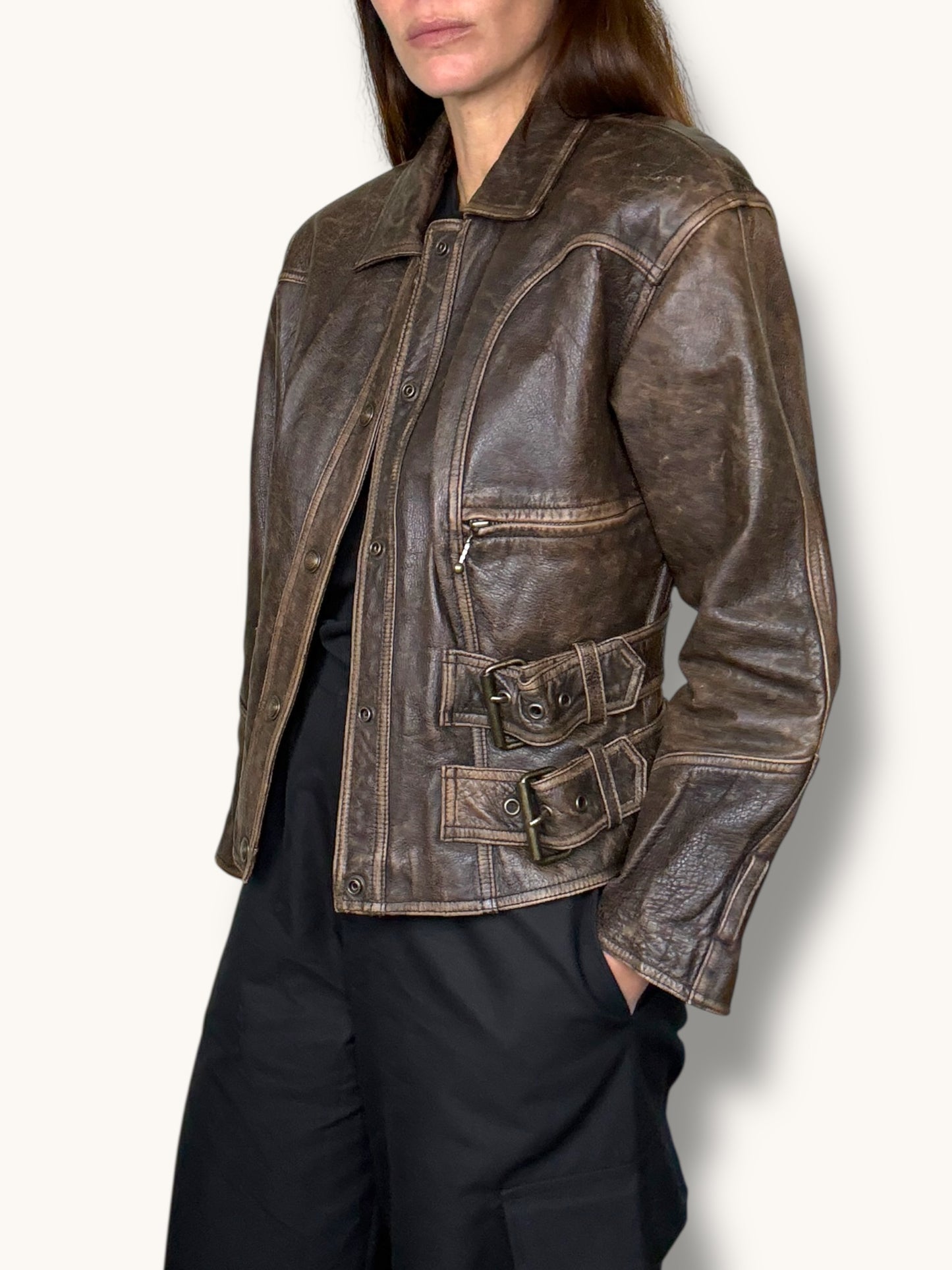 Leather Brown Jacket
