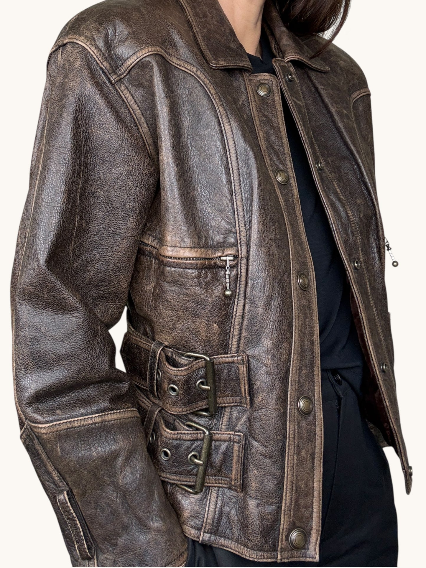 Leather Brown Jacket
