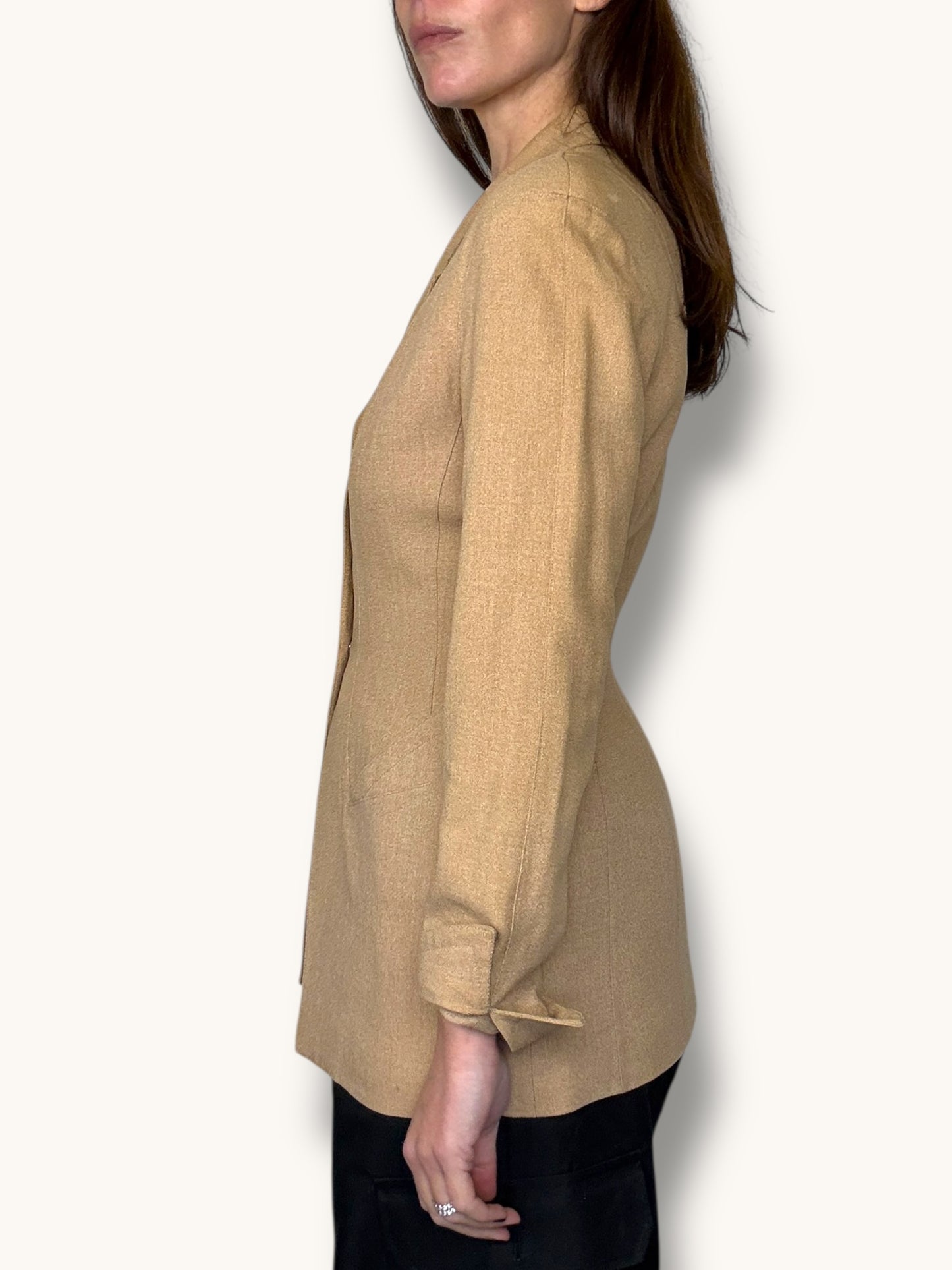 Mugler Camel Blazer