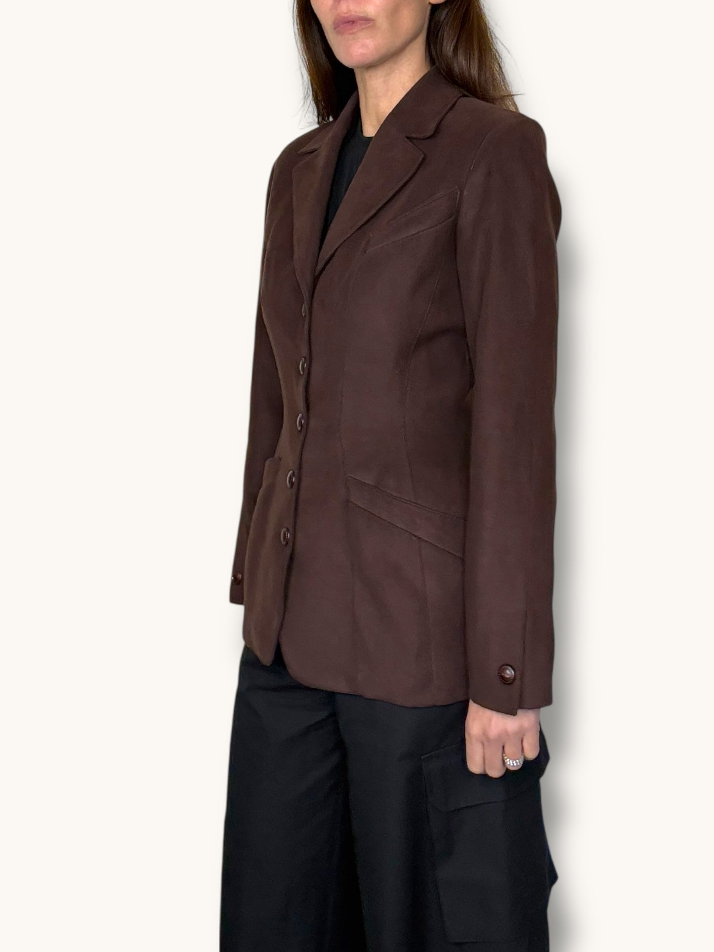 Mugler Chocolate Blazer