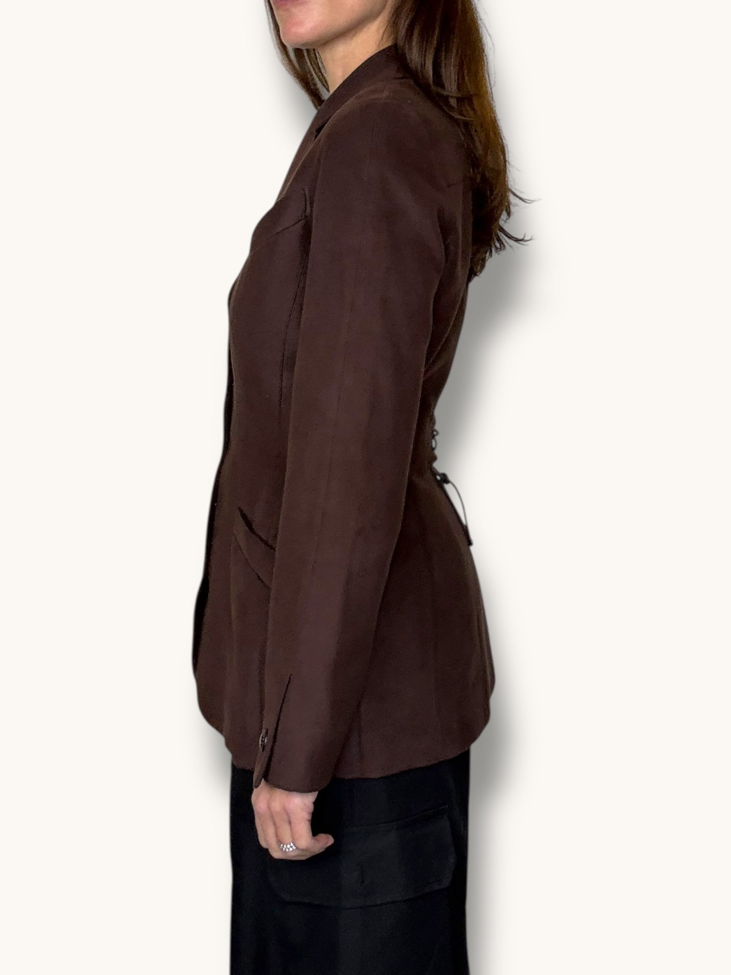 Mugler Chocolate Blazer