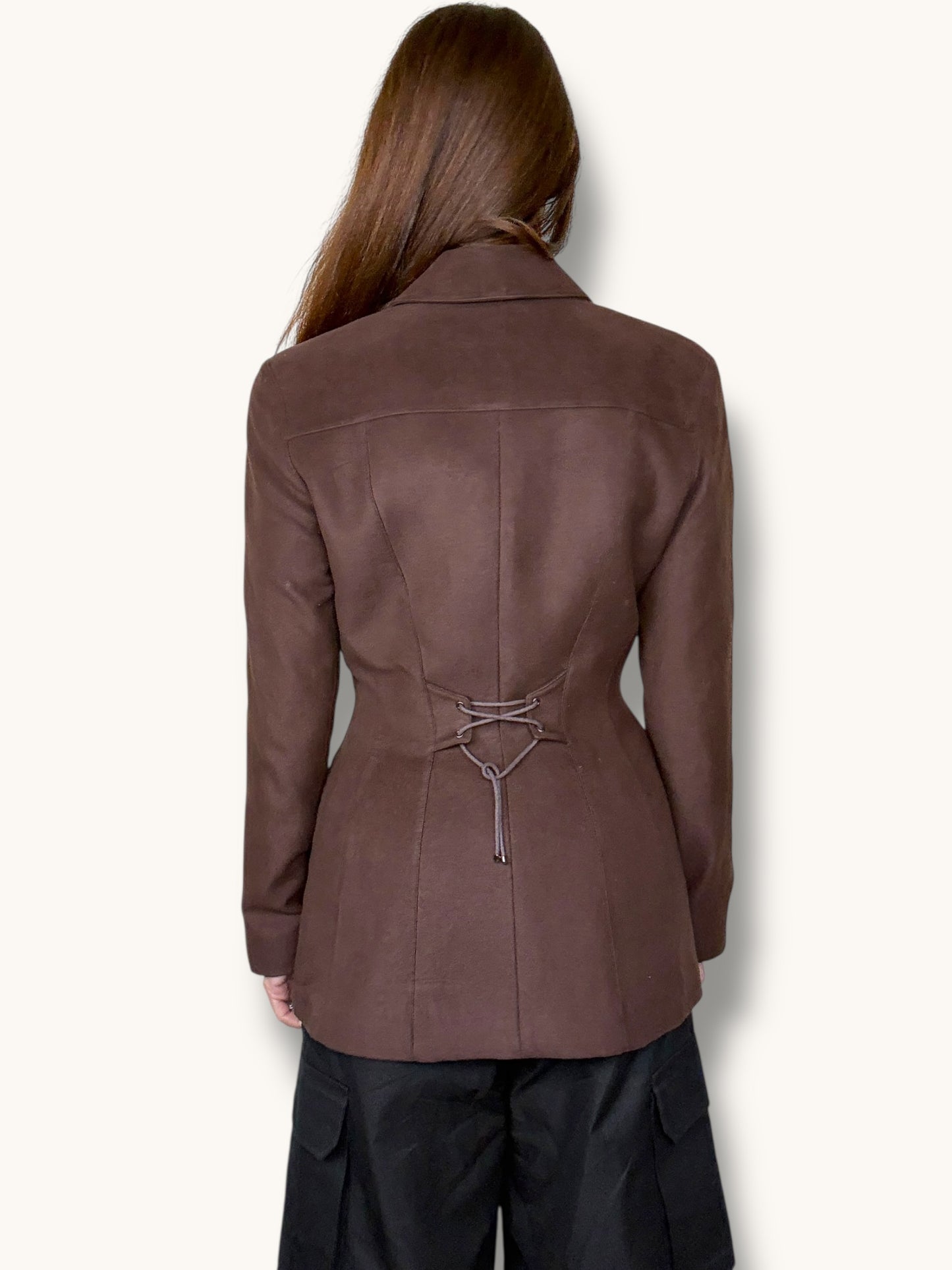 Mugler Chocolate Blazer