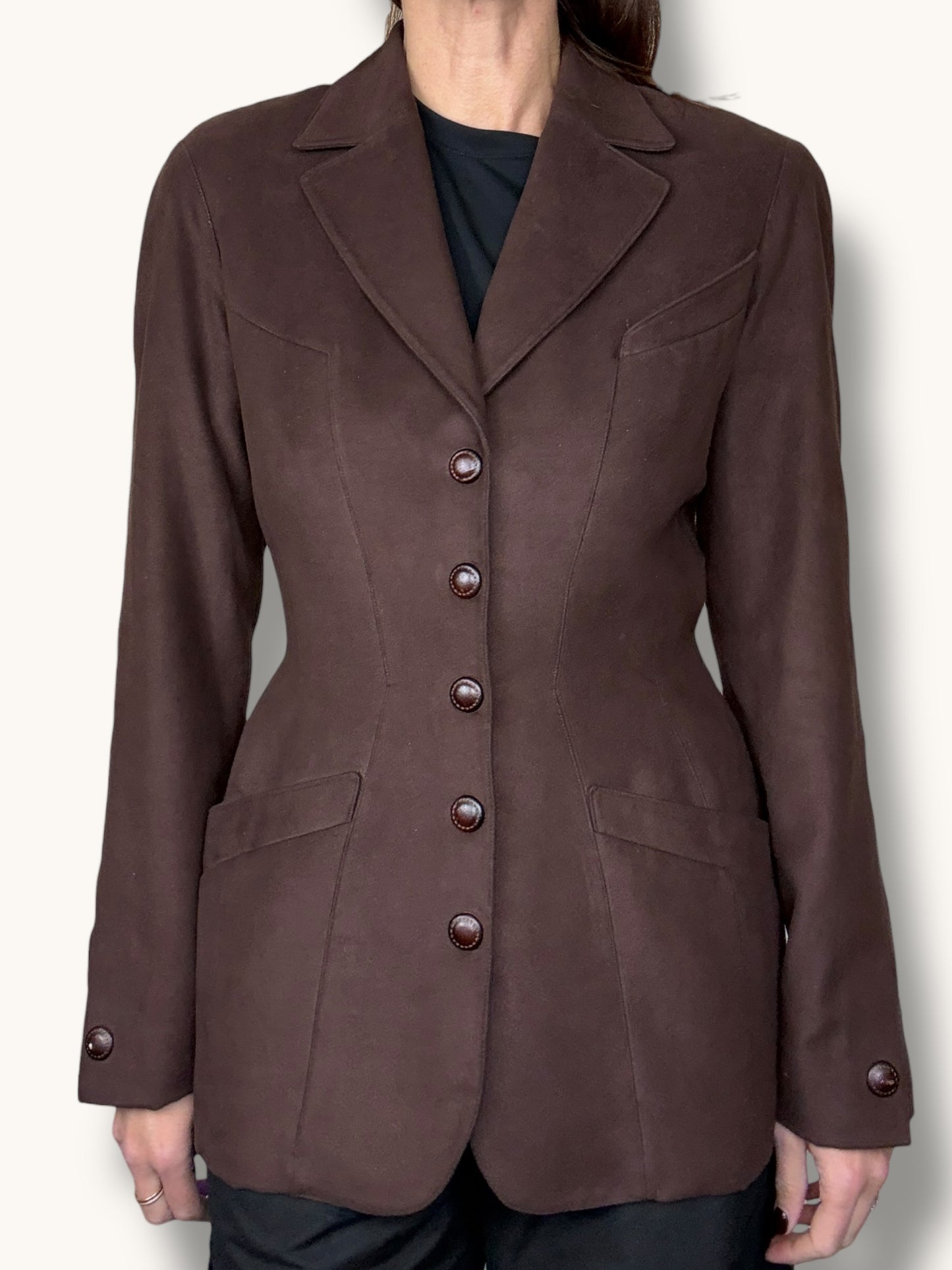 Mugler Chocolate Blazer