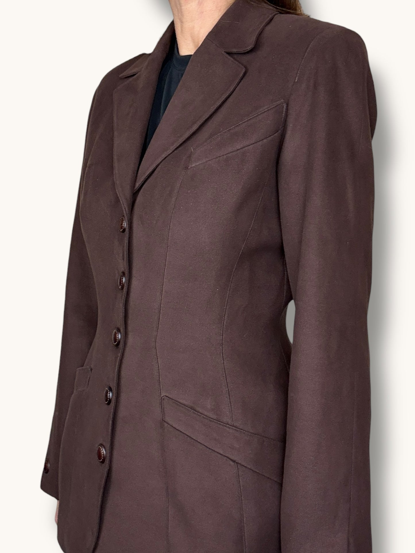 Mugler Chocolate Blazer
