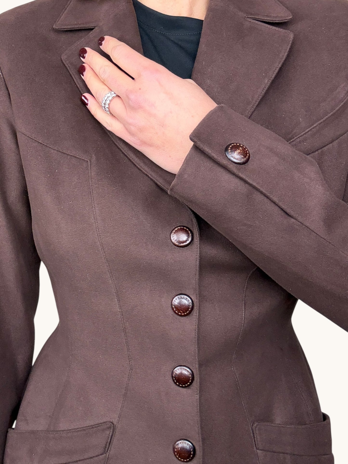 Mugler Chocolate Blazer