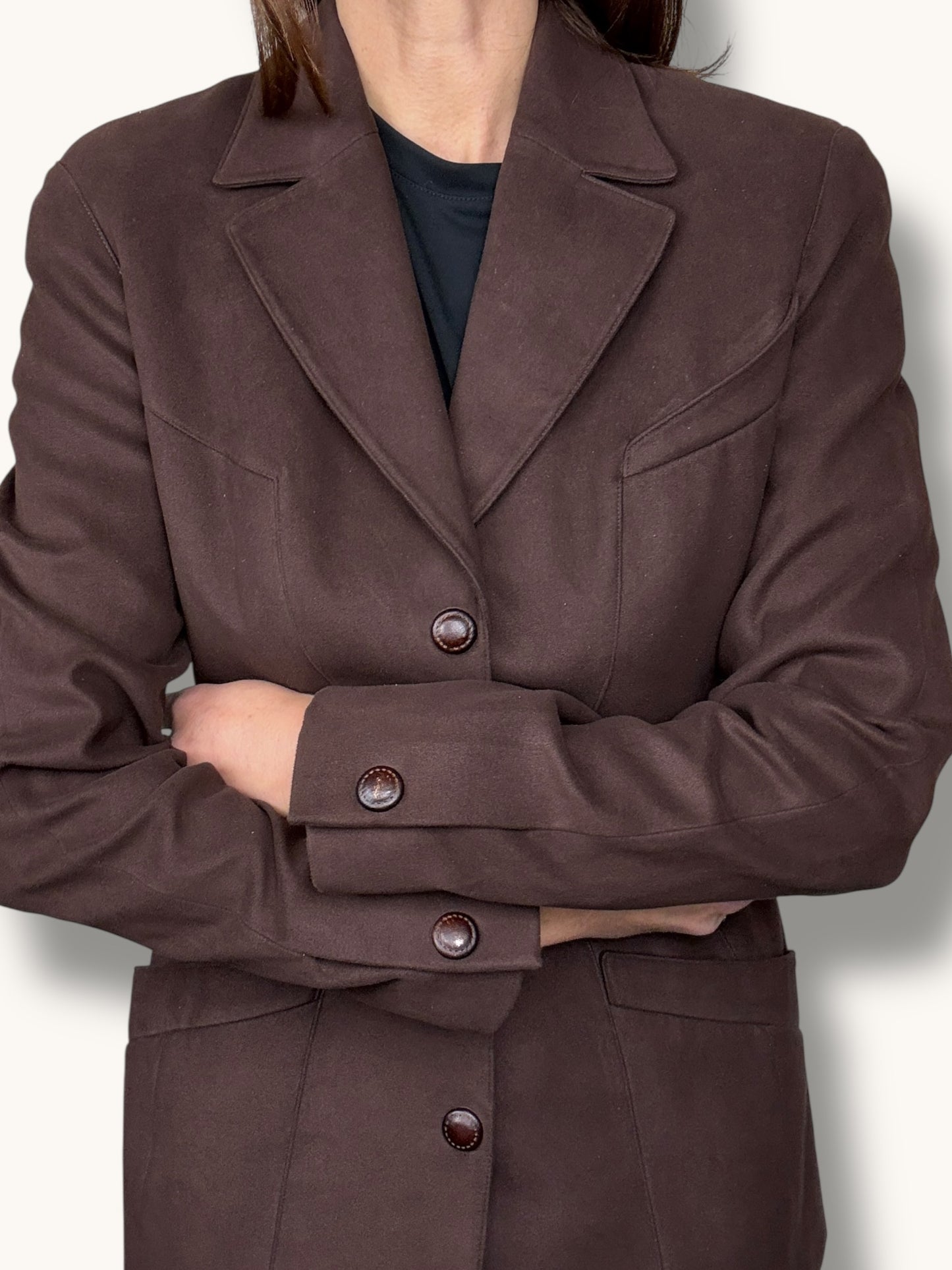 Mugler Chocolate Blazer