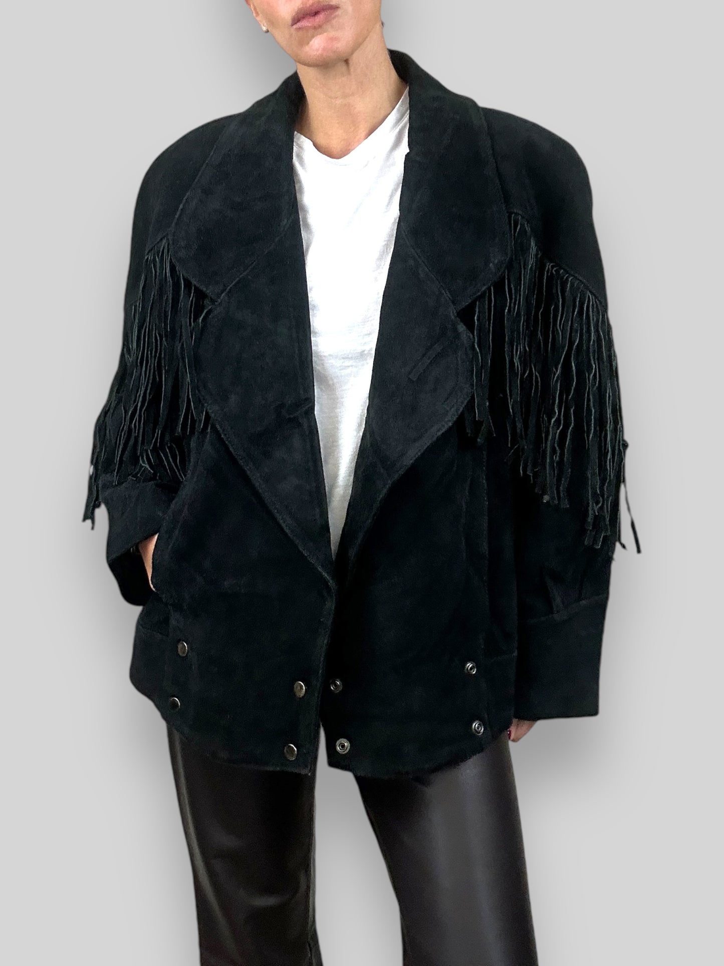 Fringe Suede Jacket