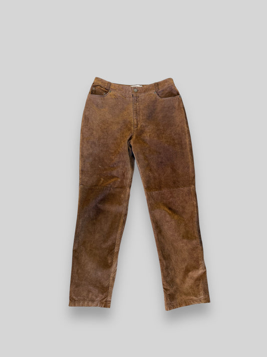 Suede Pants