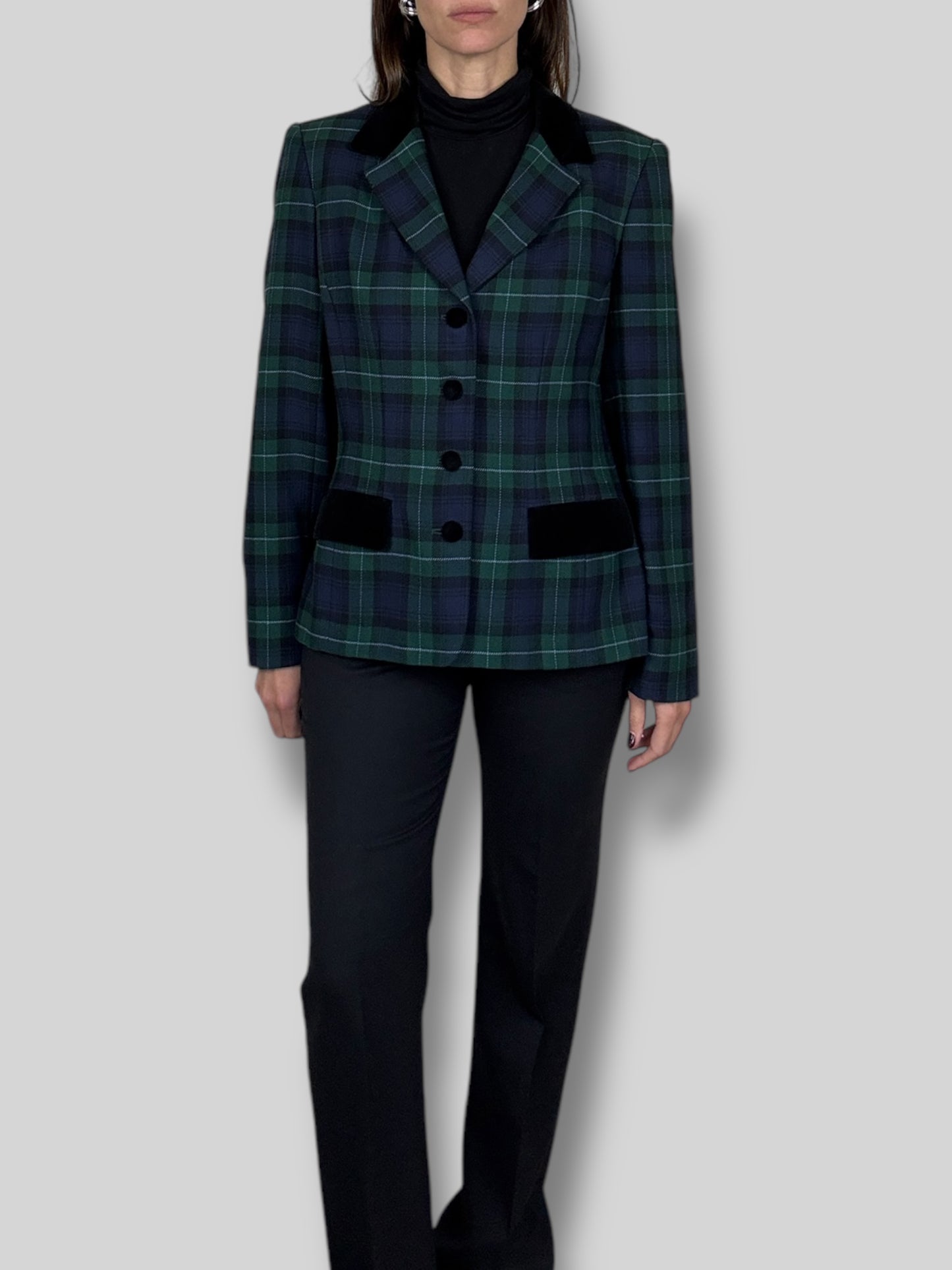 Plaid Blazer