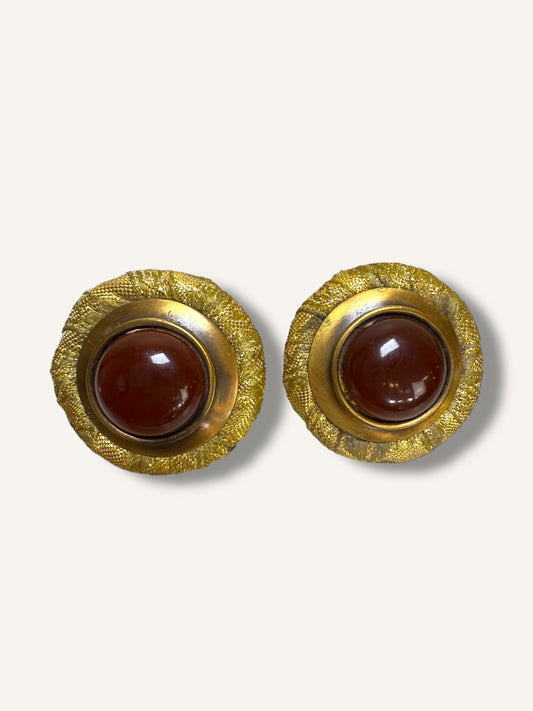 Amber earrings