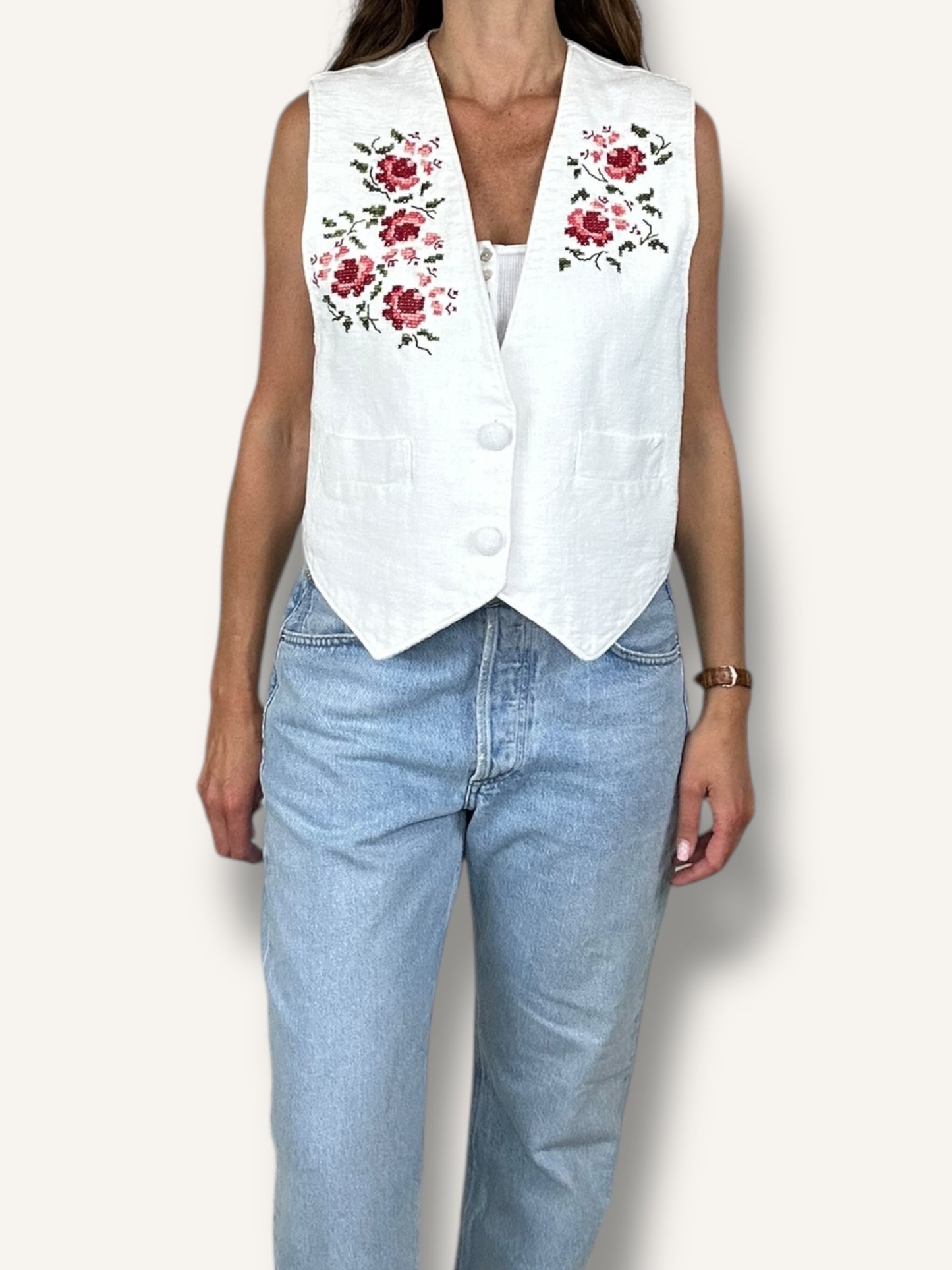 Embroidered Vest