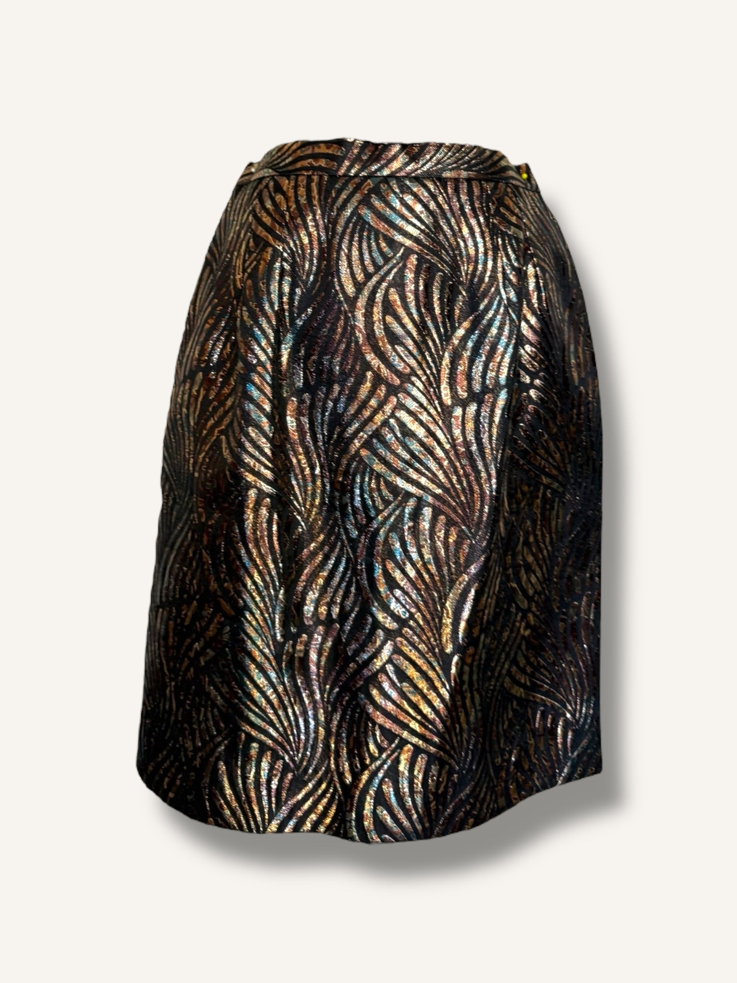 Metallic Pencil Skirt