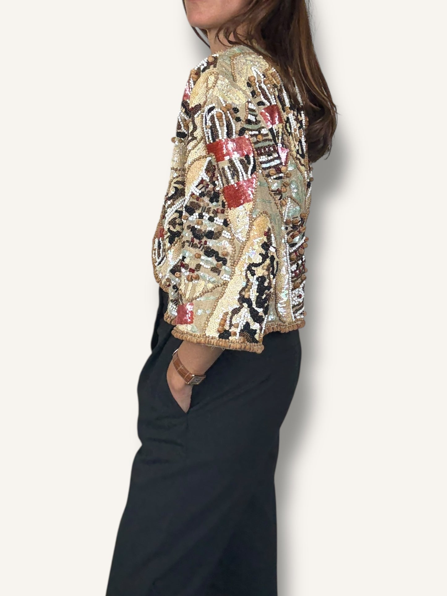 Sequin Bolero Jacket