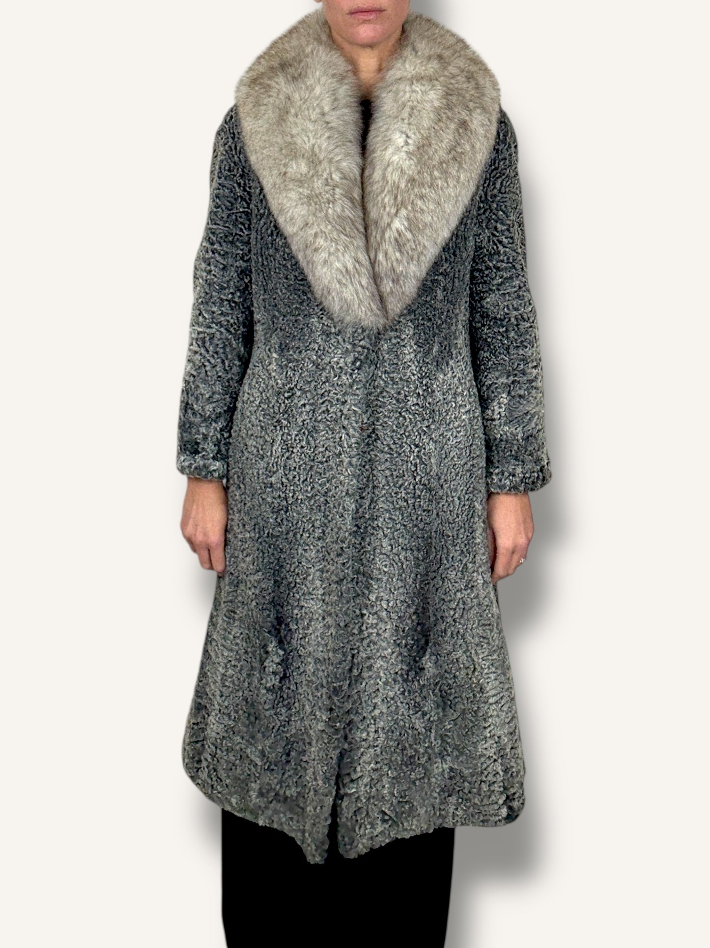 Lambskin and Mink Coat