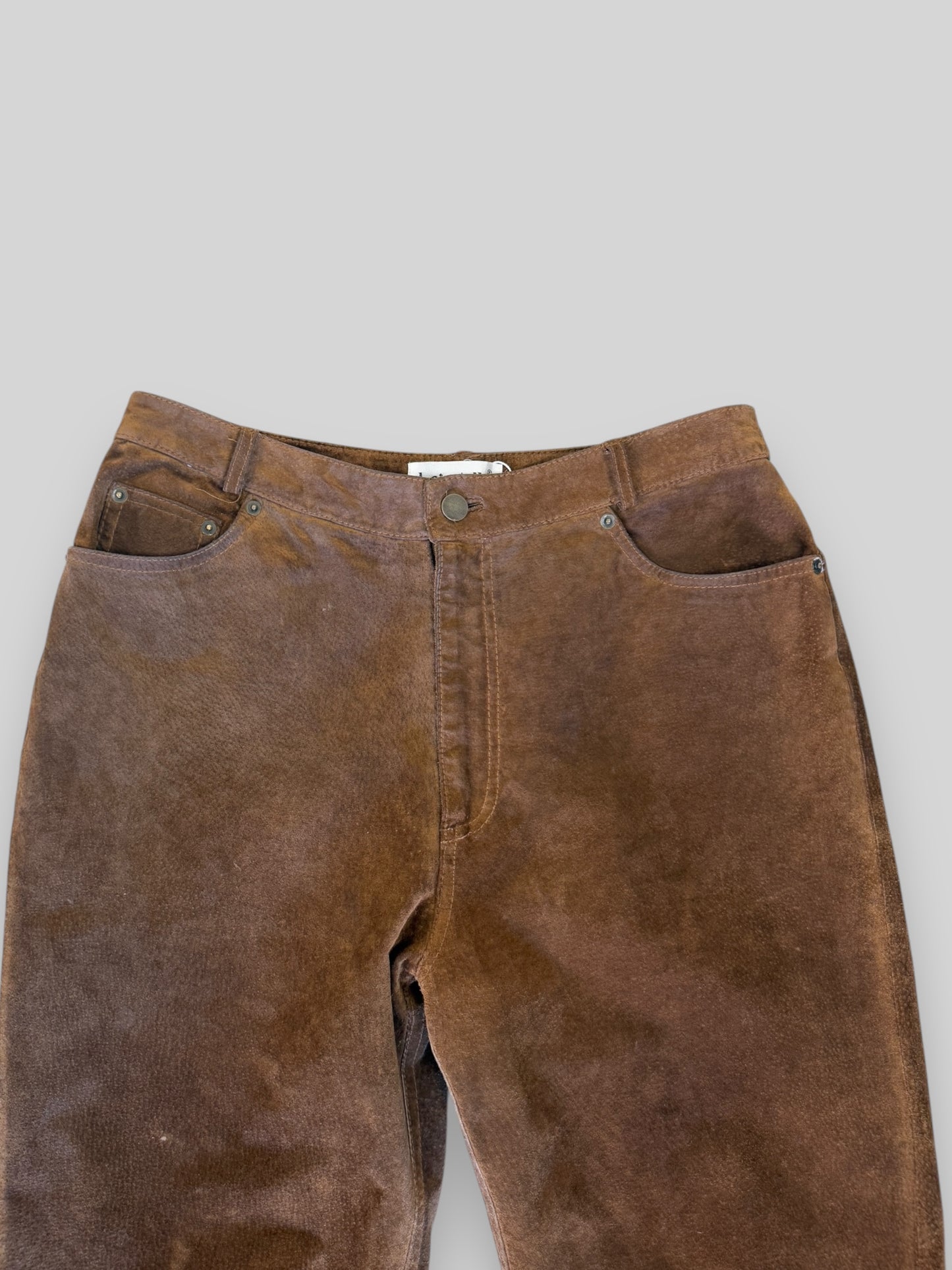 Suede Pants