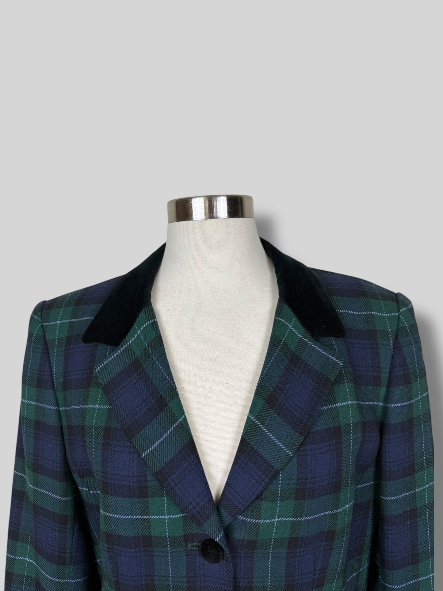 Plaid Blazer