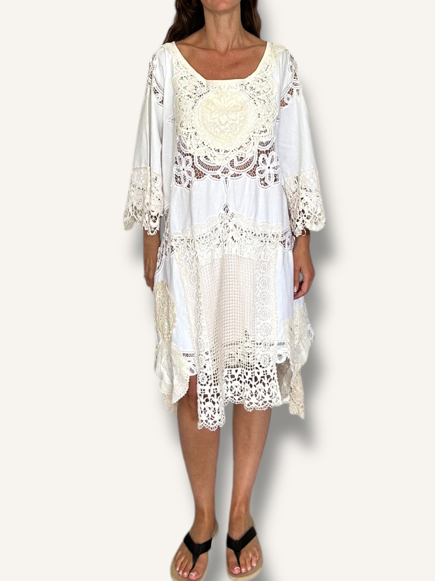 Patchwork Lace Dress