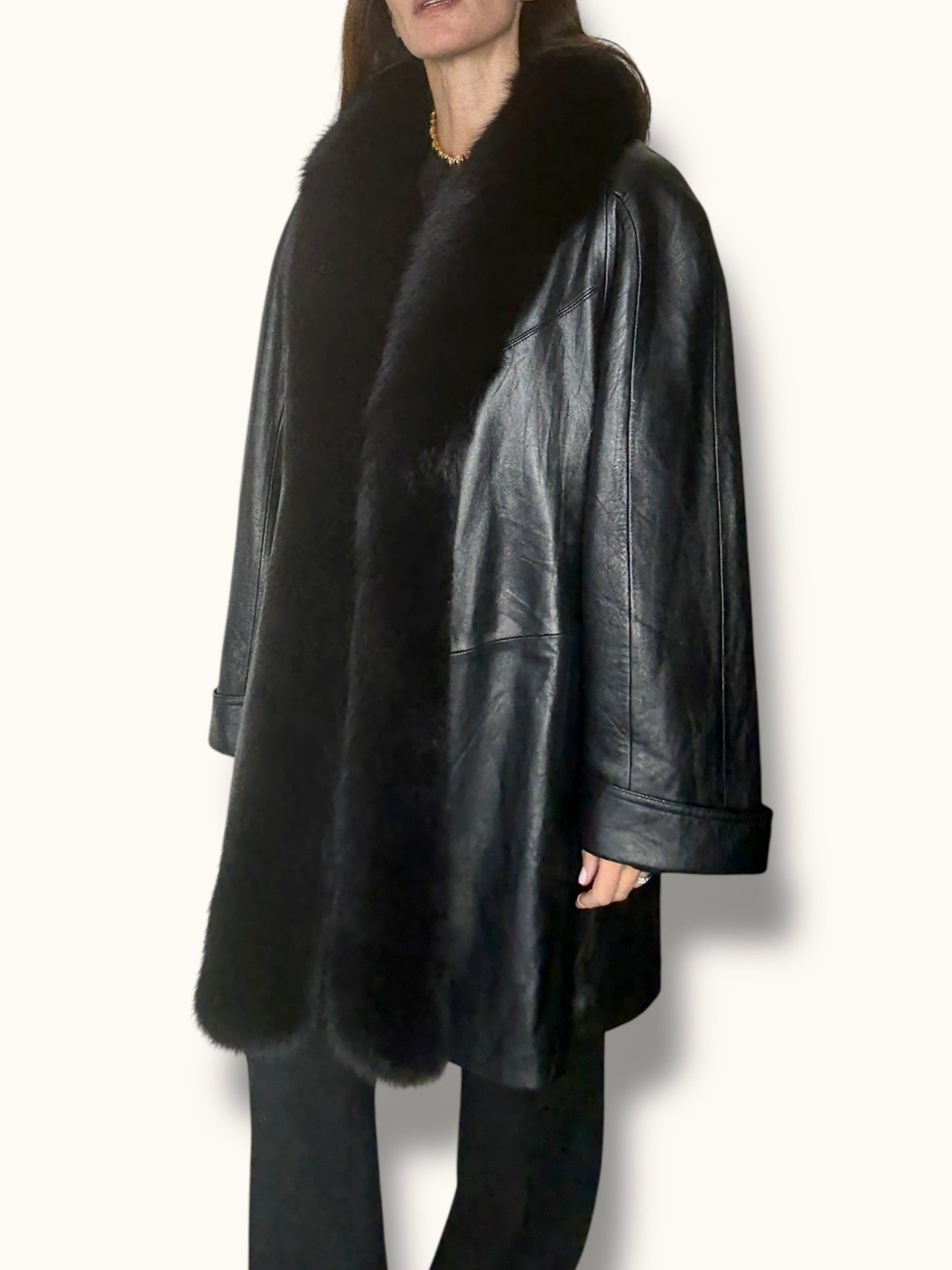 Leather & Fox Coat