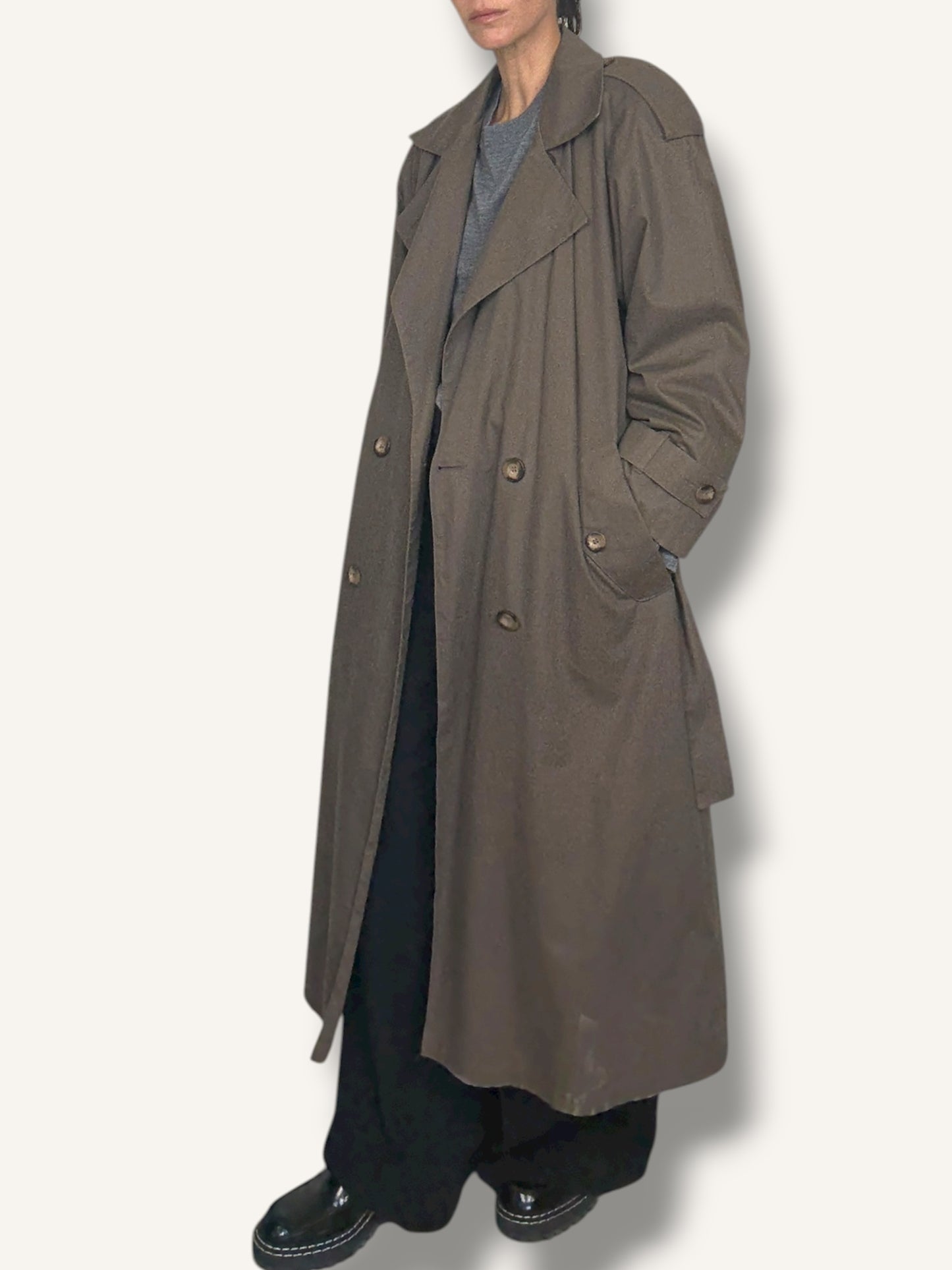Olive Trench Coat