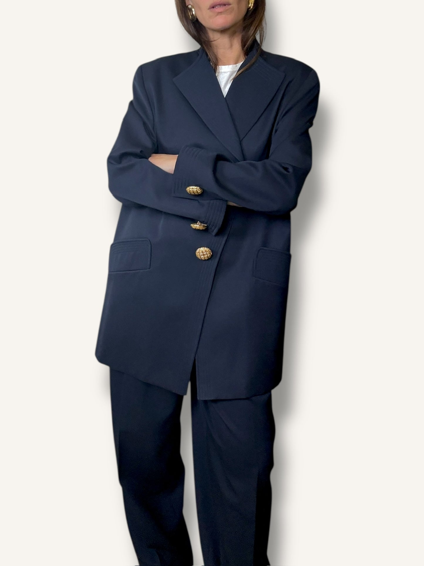 Navy Wool Suit