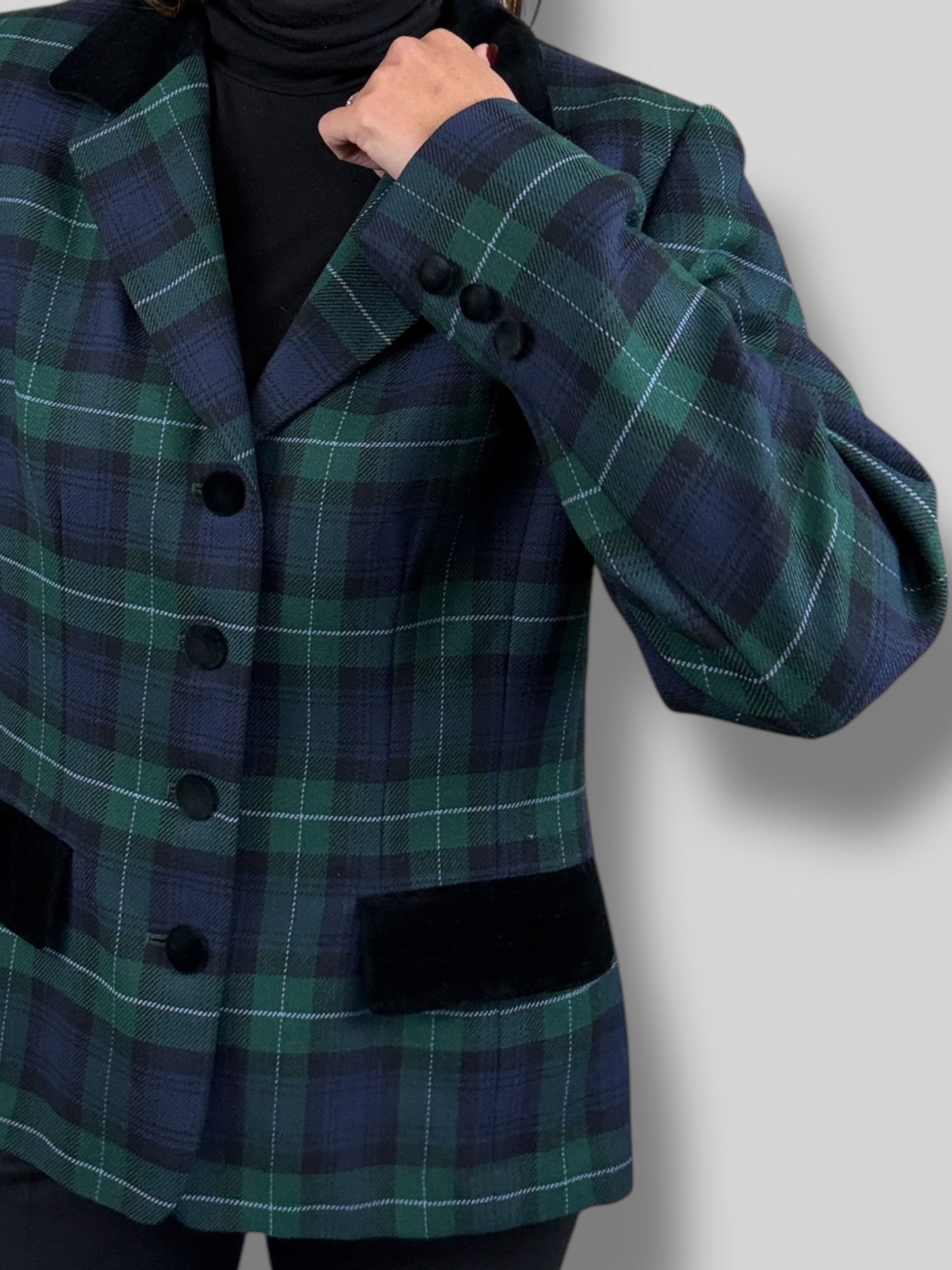 Plaid Blazer