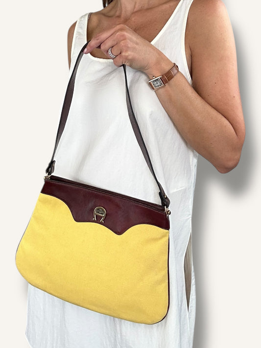 Canvas & leather bag