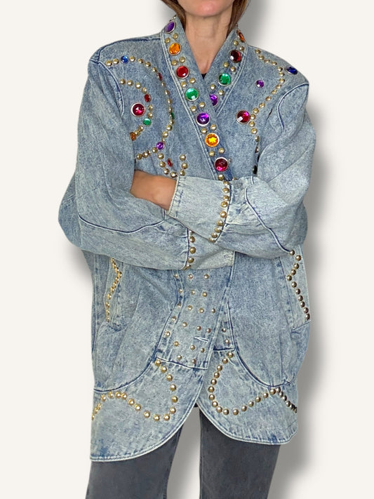 Embellished Denim Jacket