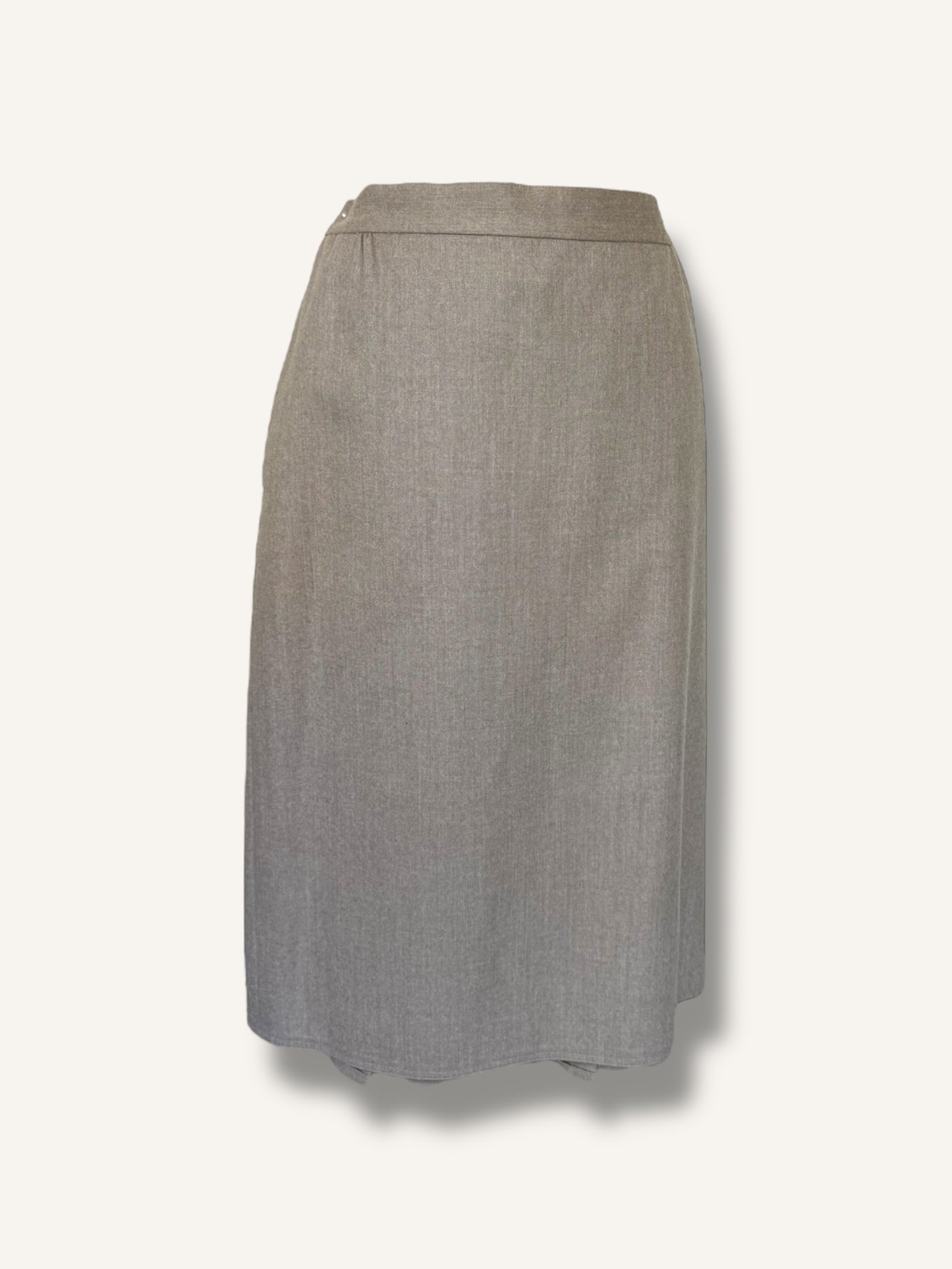 Taupe Pencil Skirt