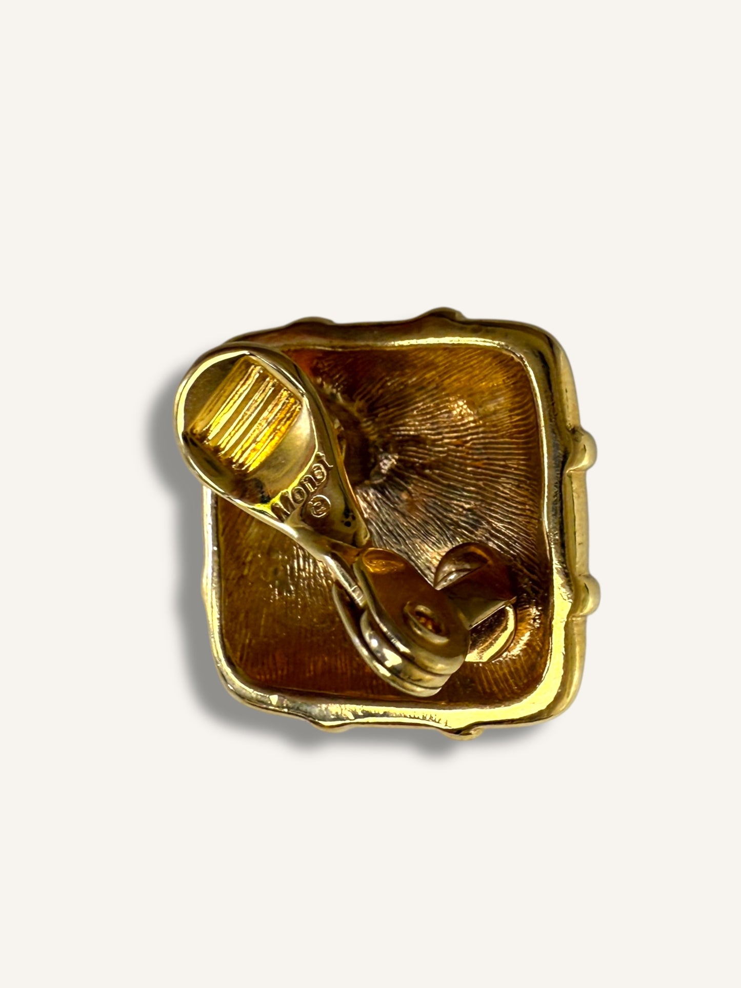 Monet Amber Earrings
