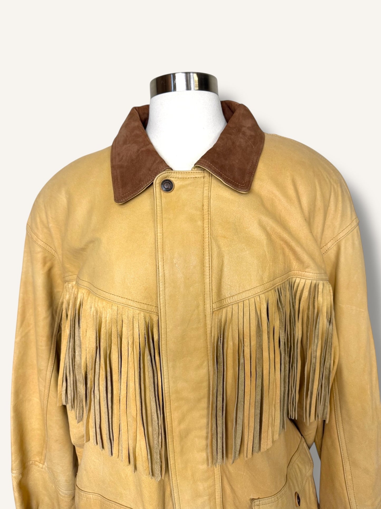 Fringe Leather Jacket