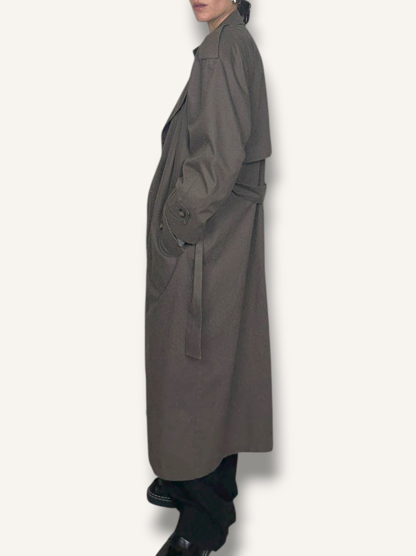 Olive Trench Coat