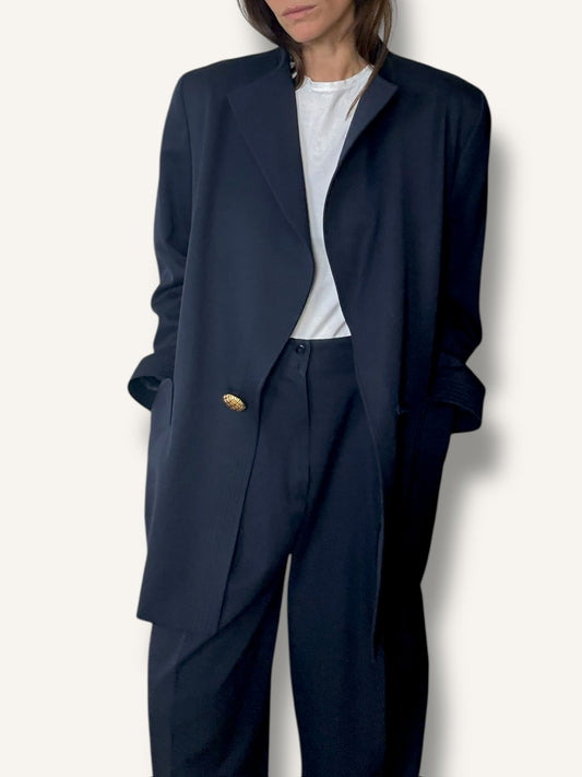 Navy Wool Suit