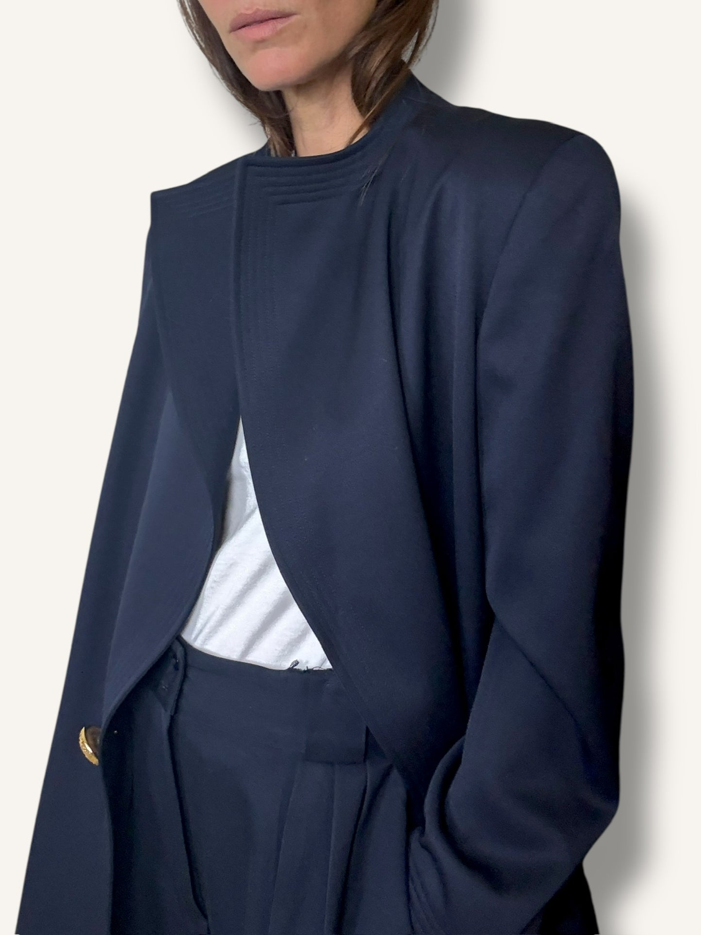Navy Wool Suit