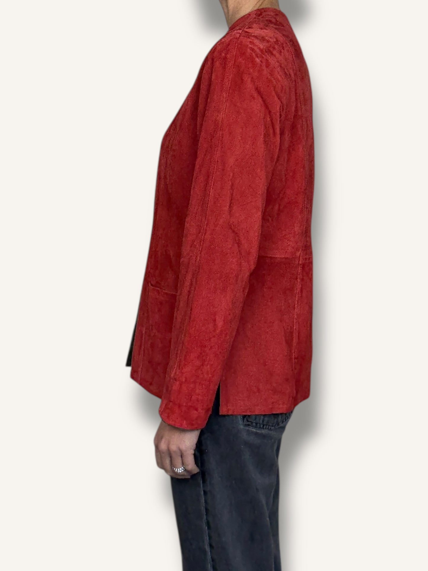 Terracotta Suede Jacket