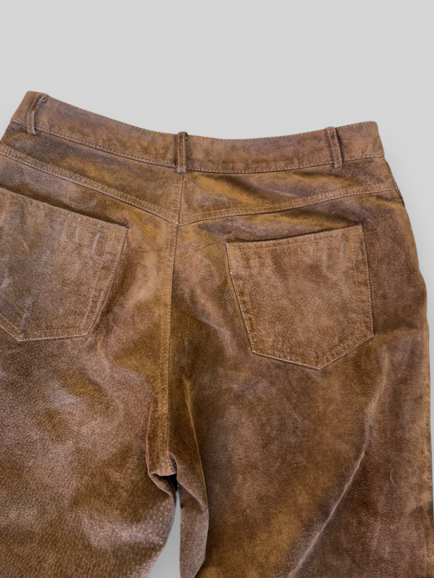 Suede Pants