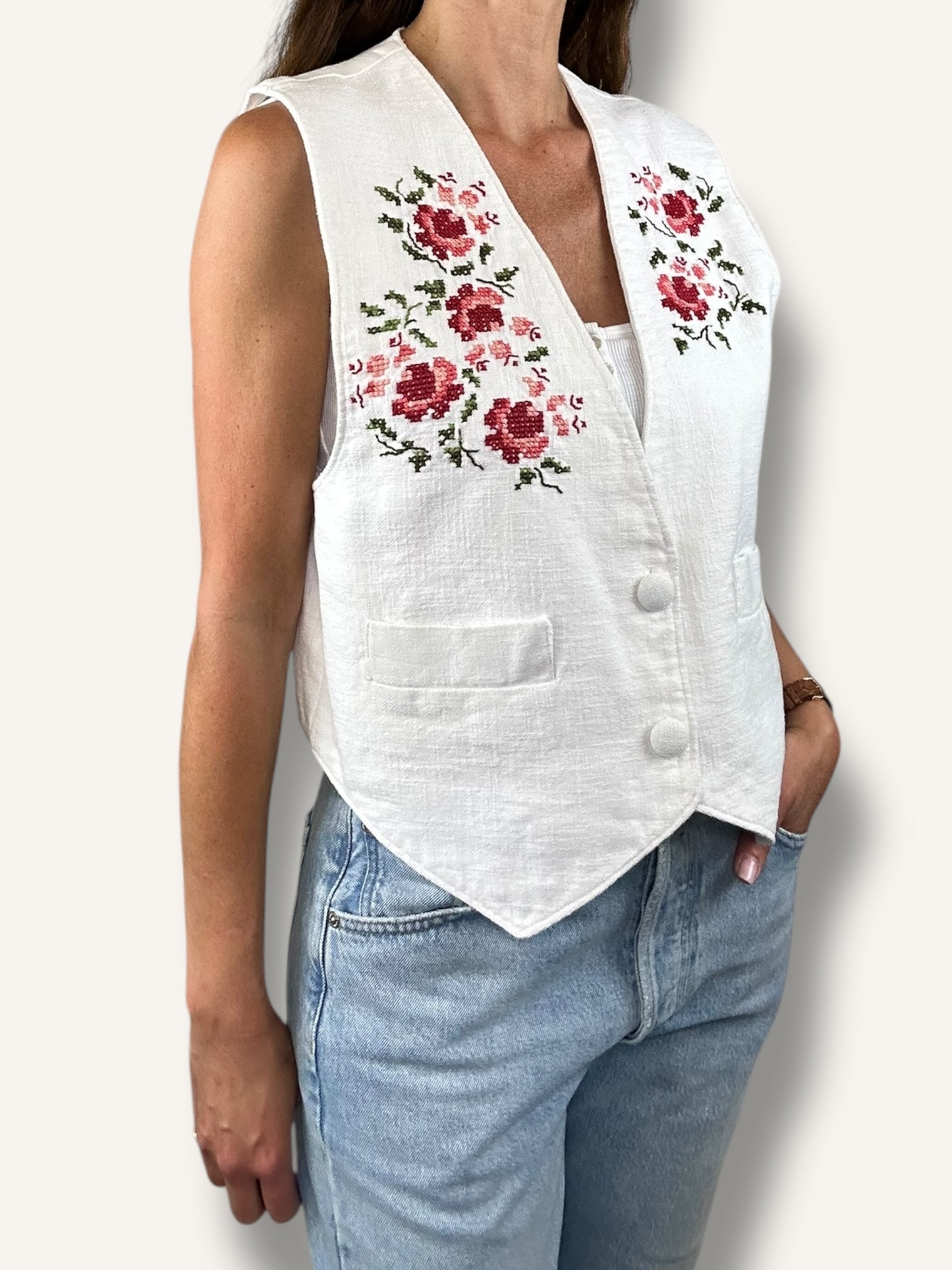 Embroidered Vest