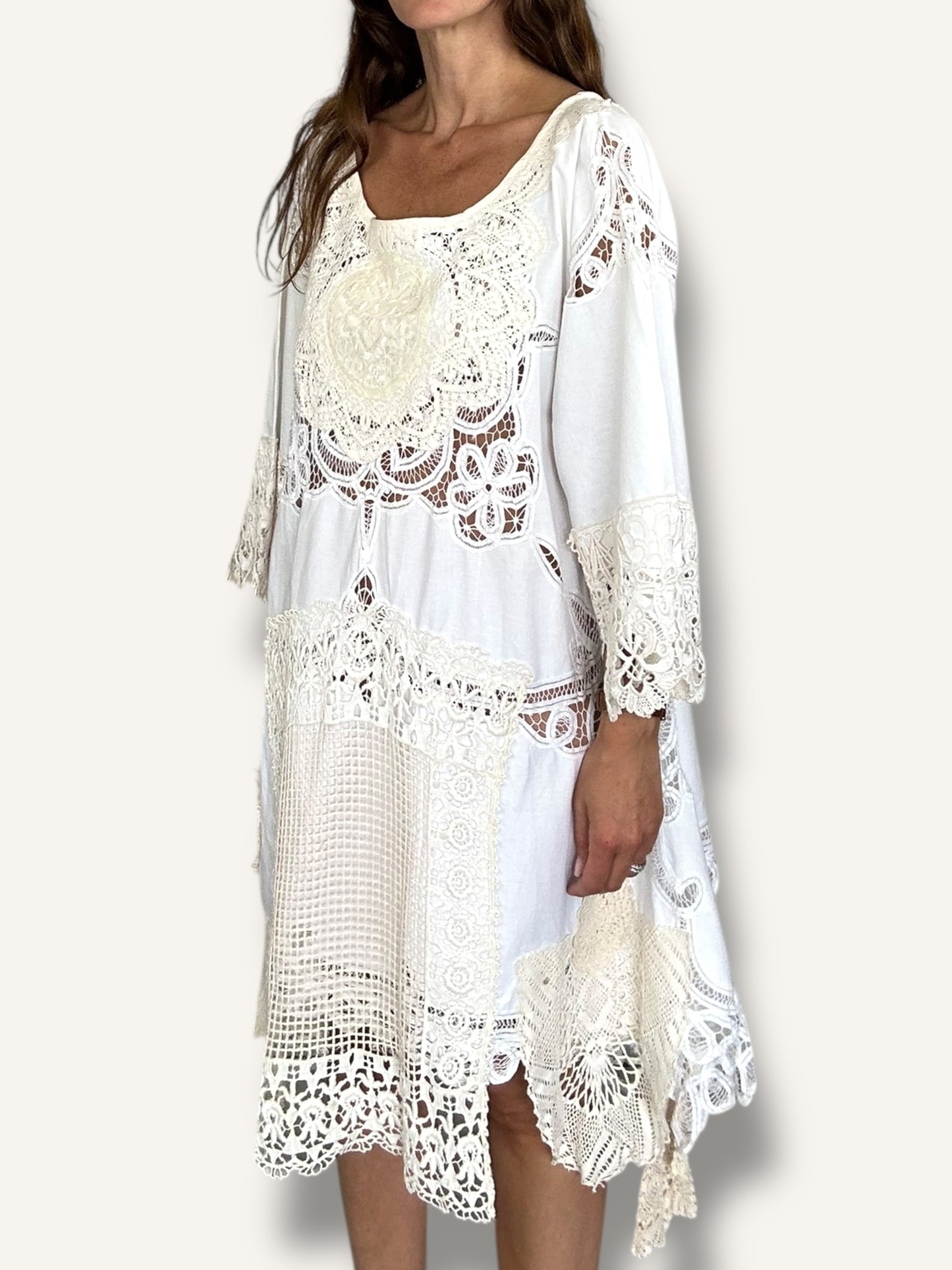 Patchwork Lace Dress