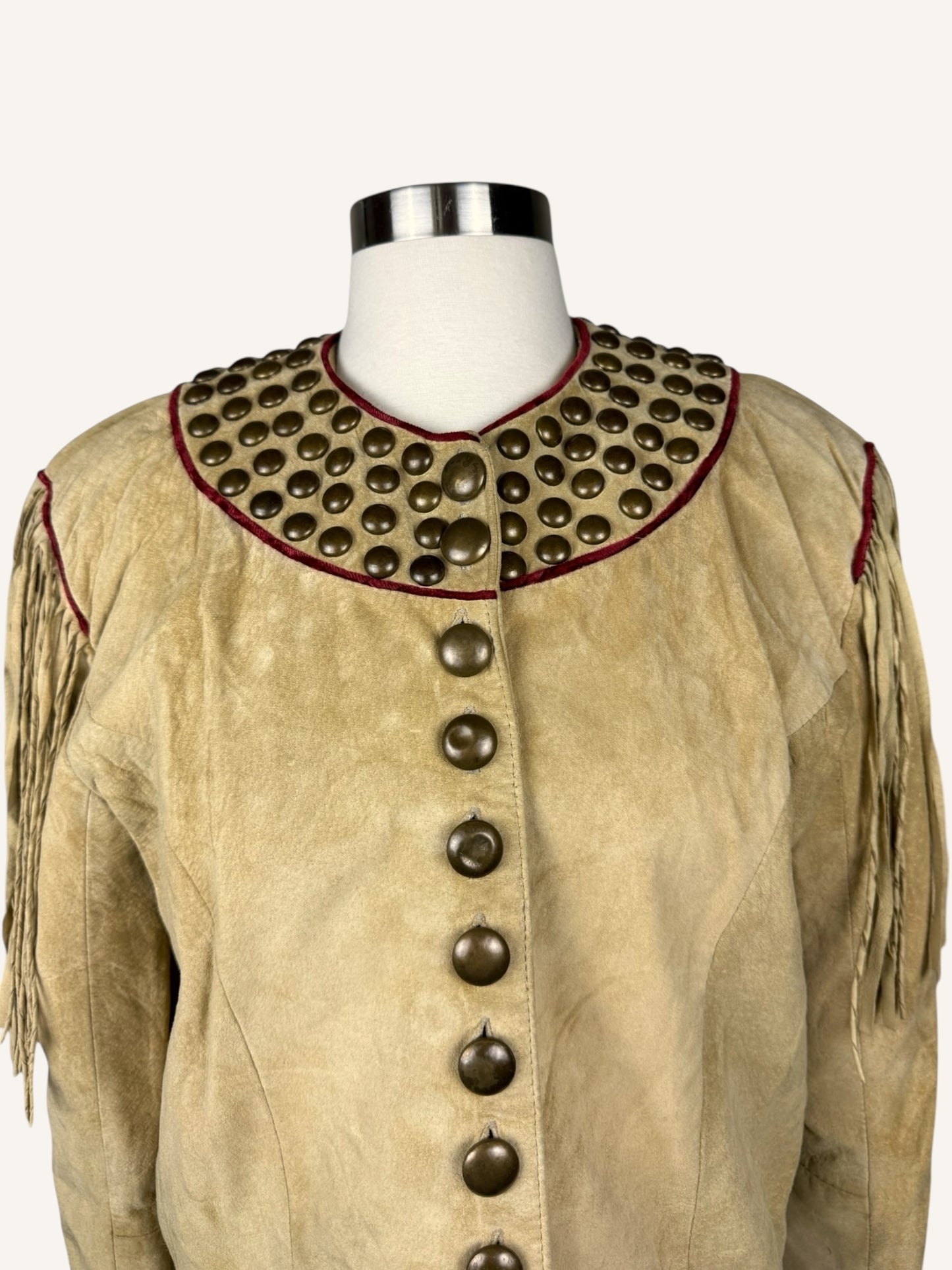 Studded Suede Jacket
