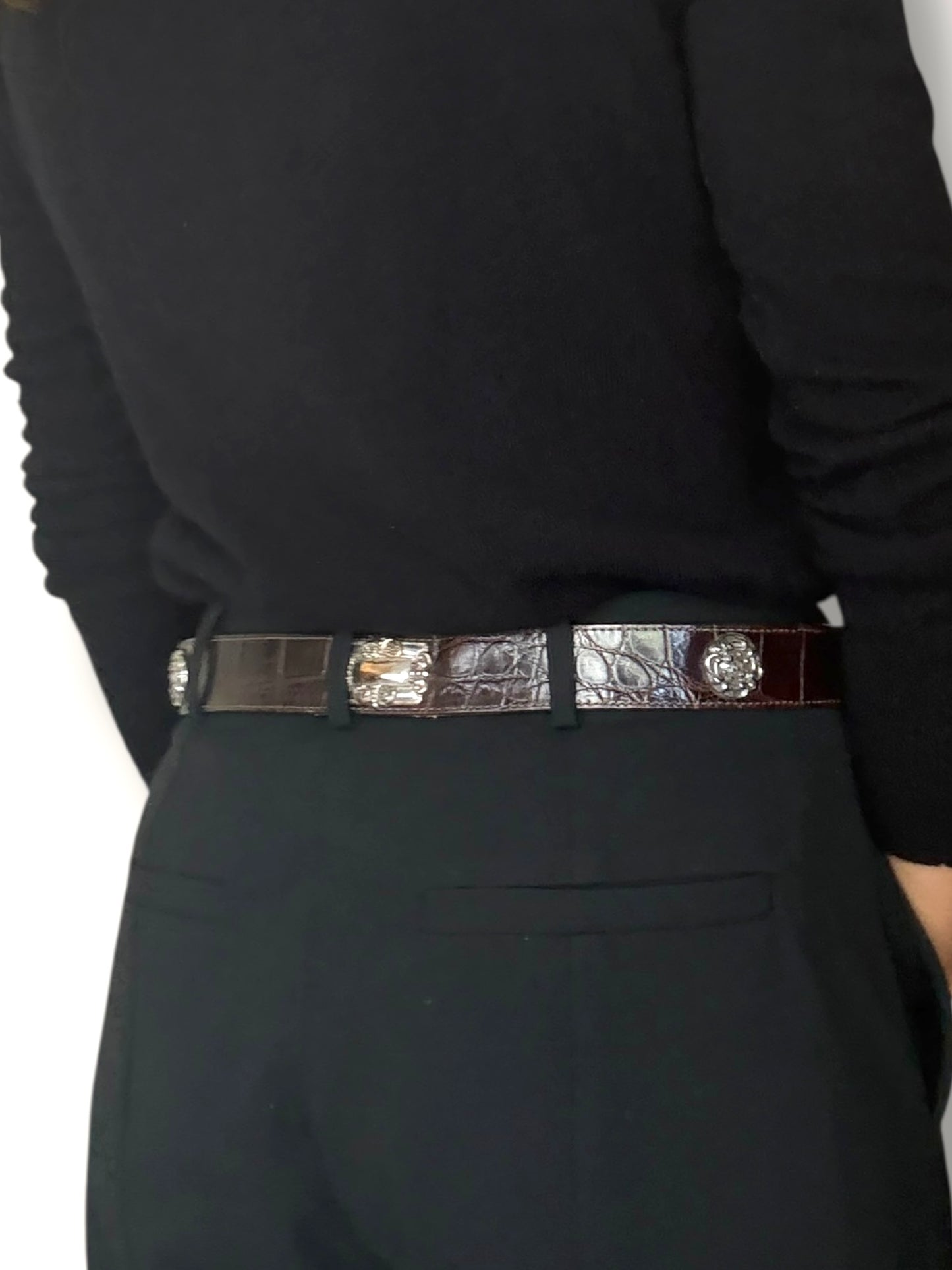 Brown Concho Belt