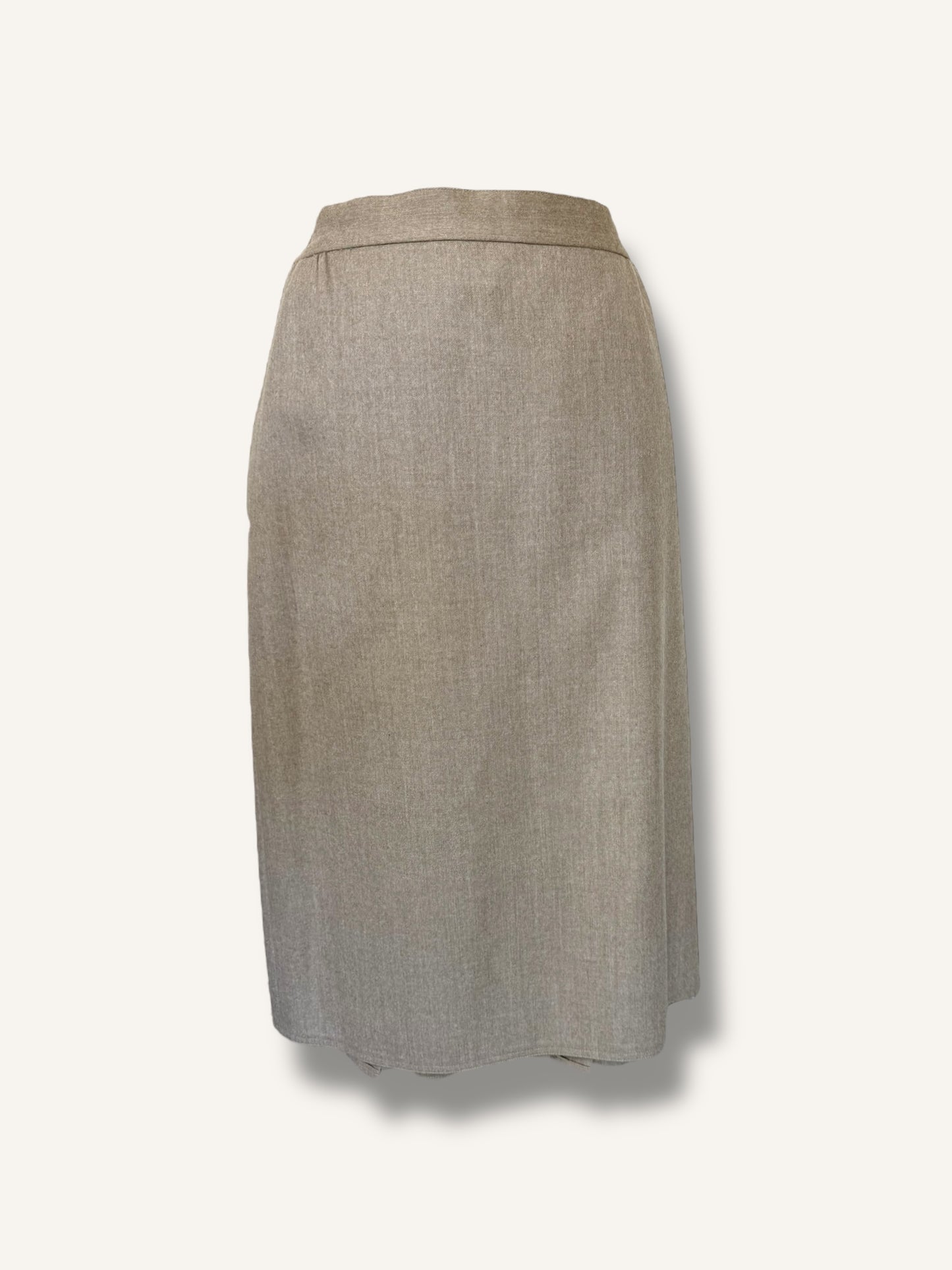 Taupe Pencil Skirt