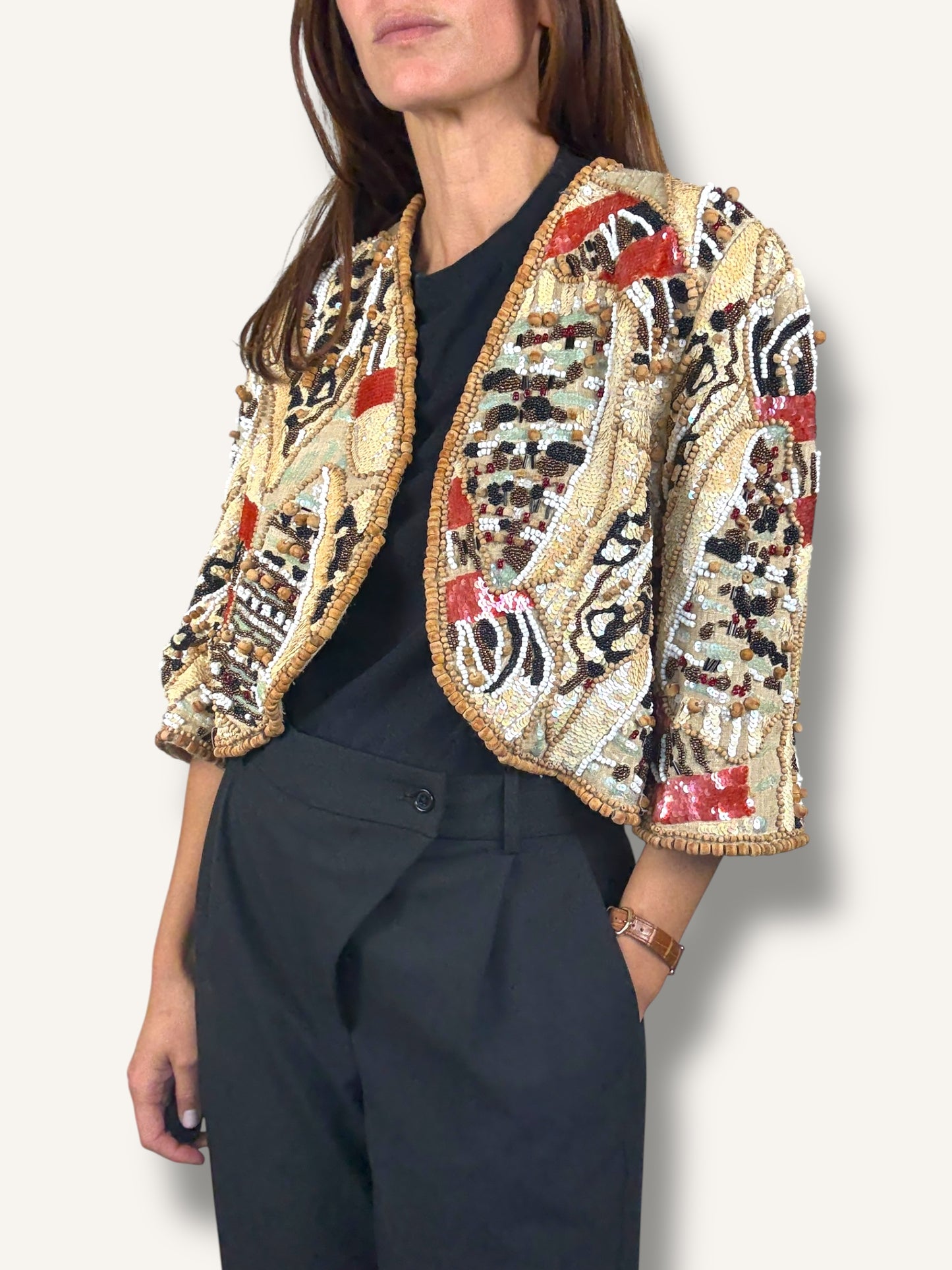 Sequin Bolero Jacket