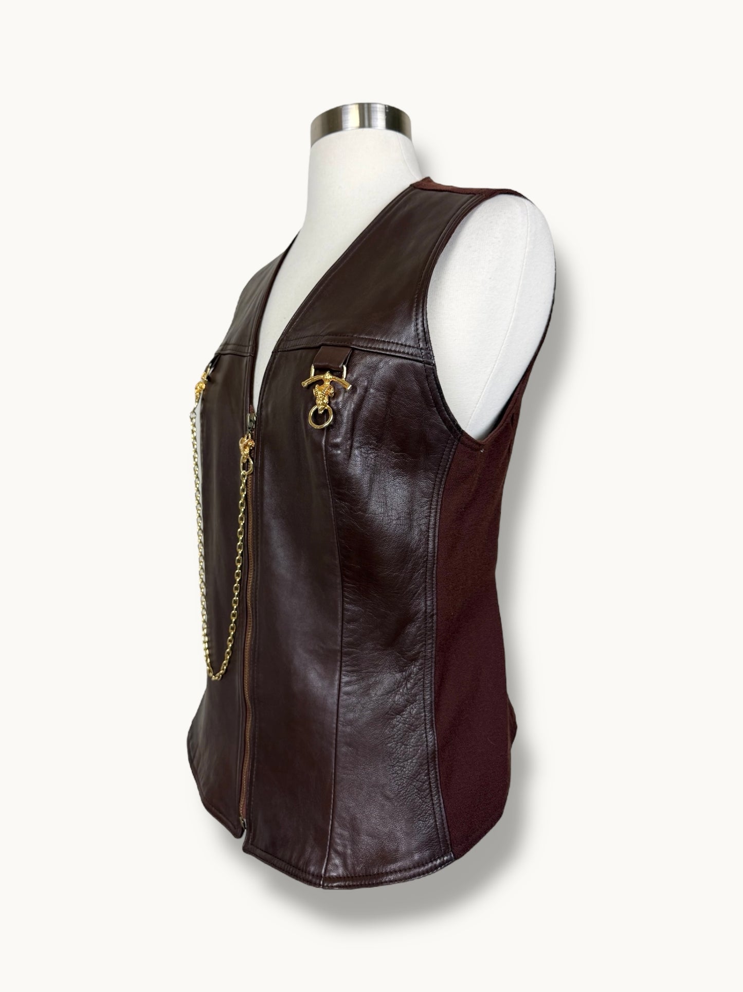 Alberto Makali Leather Vest
