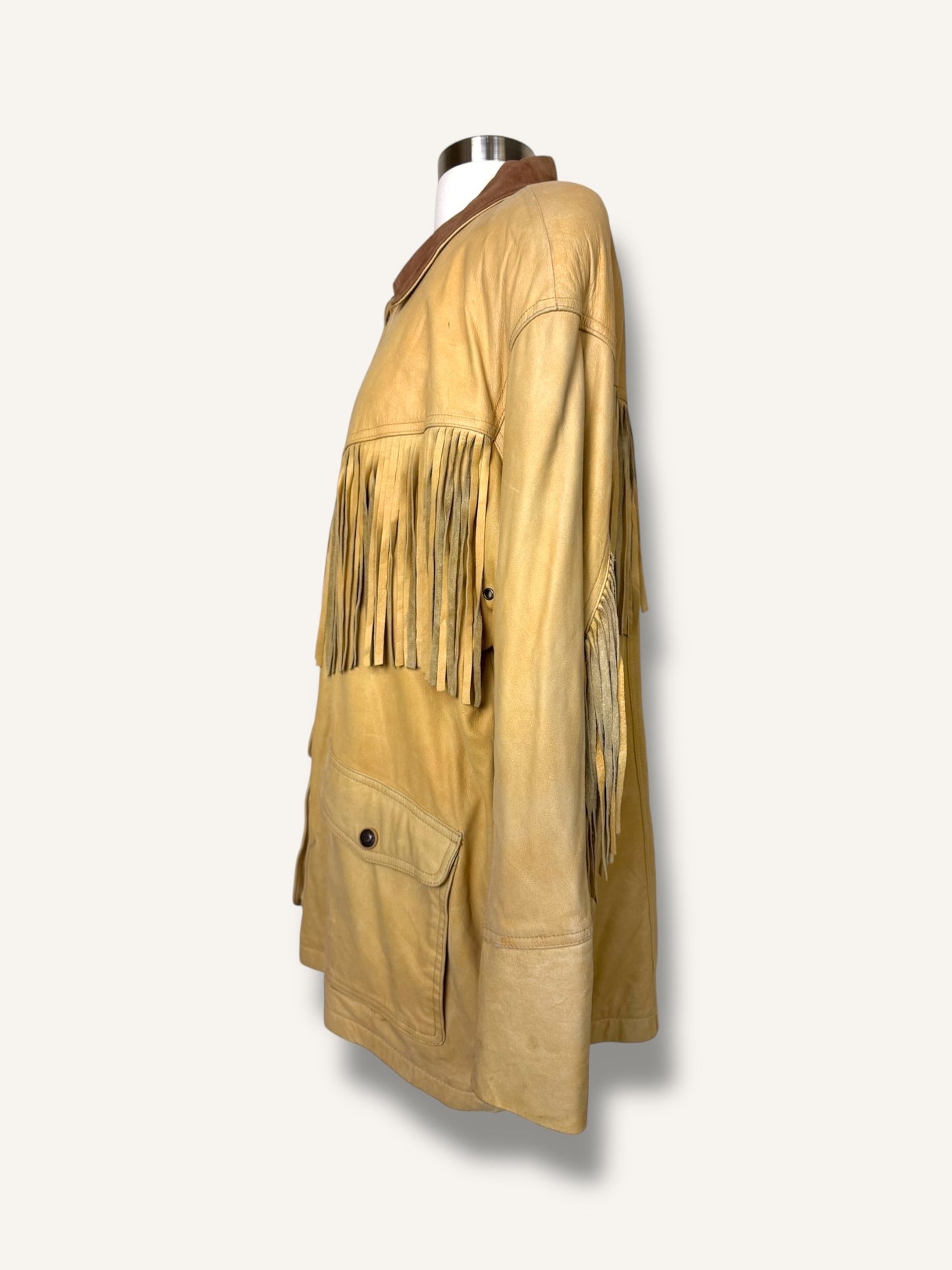 Fringe Leather Jacket