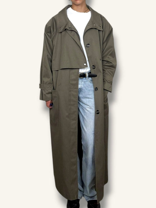 Gunmetal Green Trench