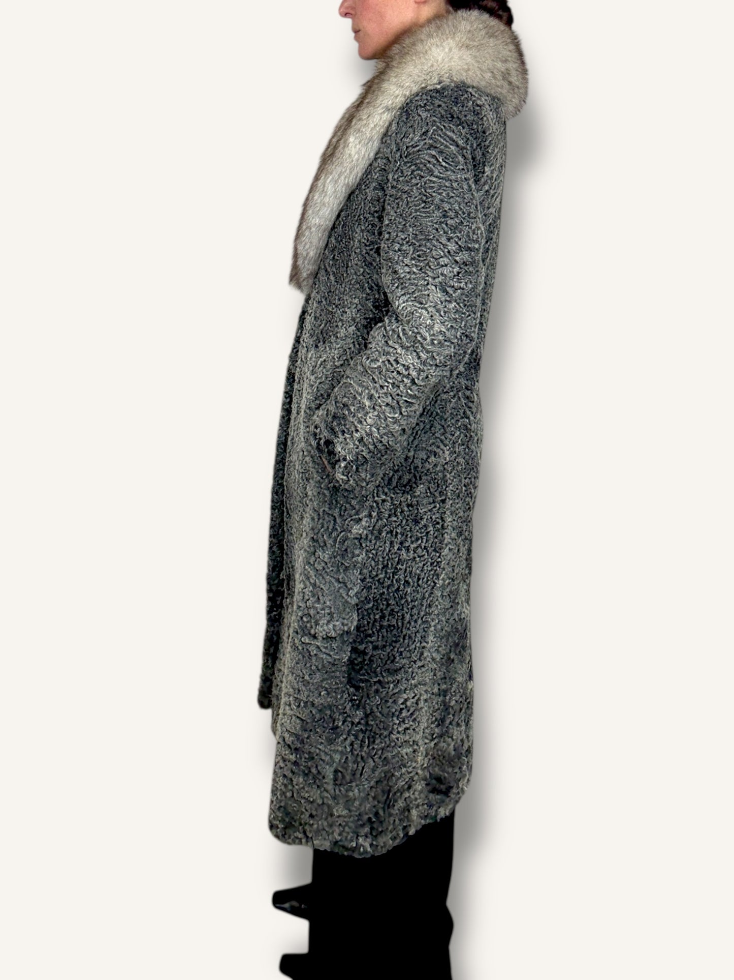 Lambskin and Mink Coat