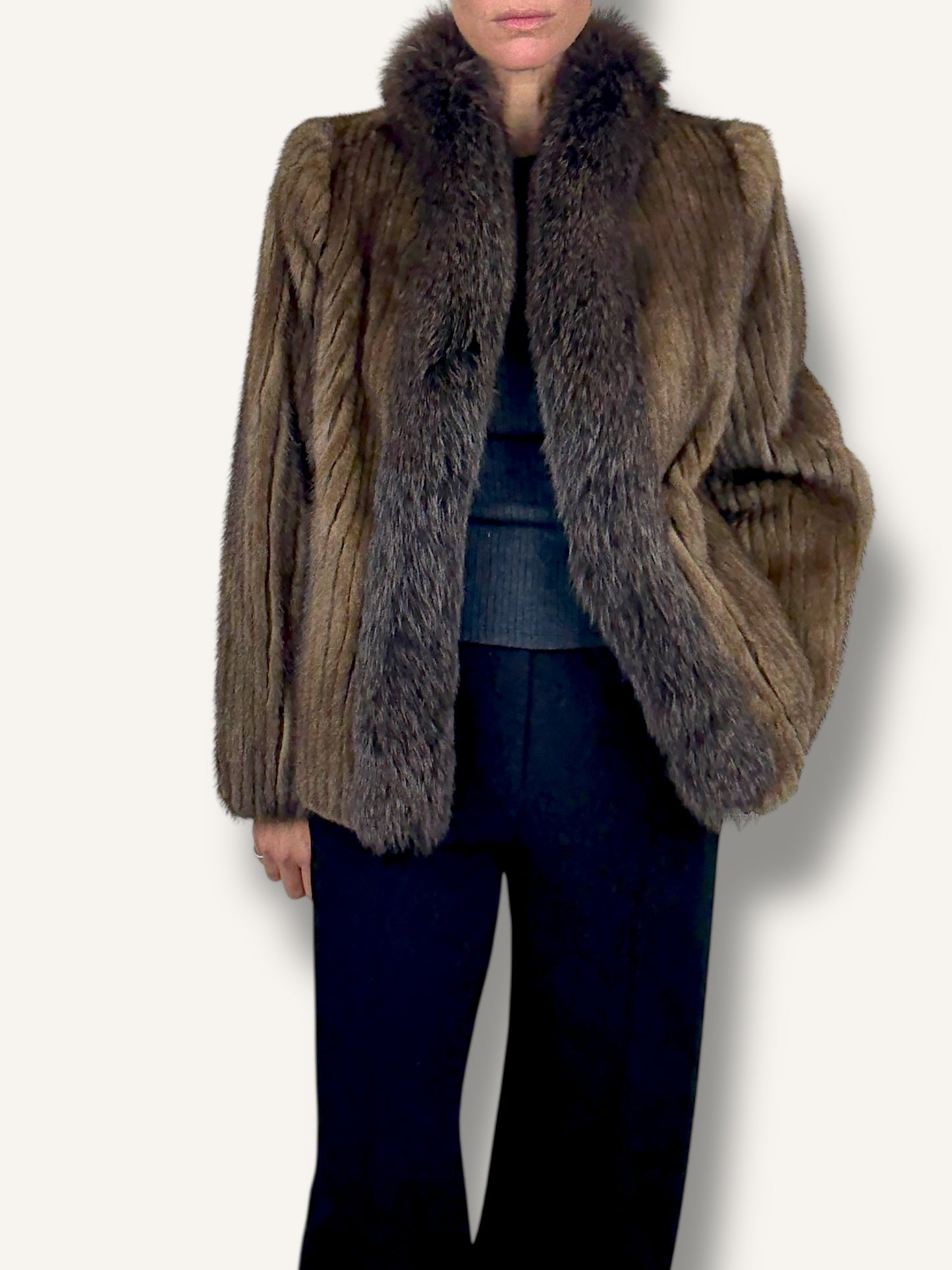 Brown Mink Coat