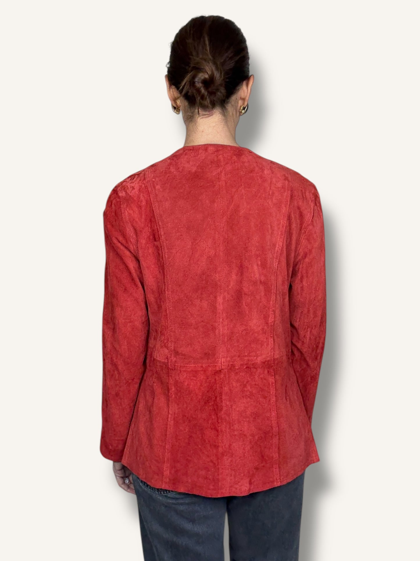 Terracotta Suede Jacket