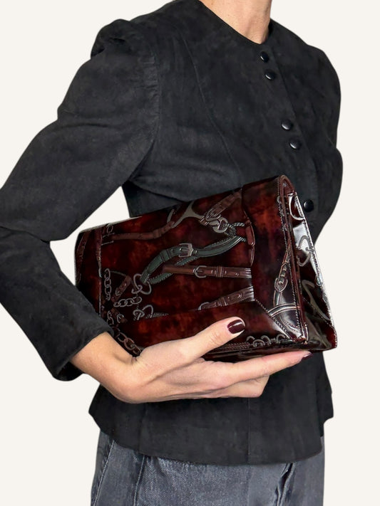 Glossy Shoulder Bag