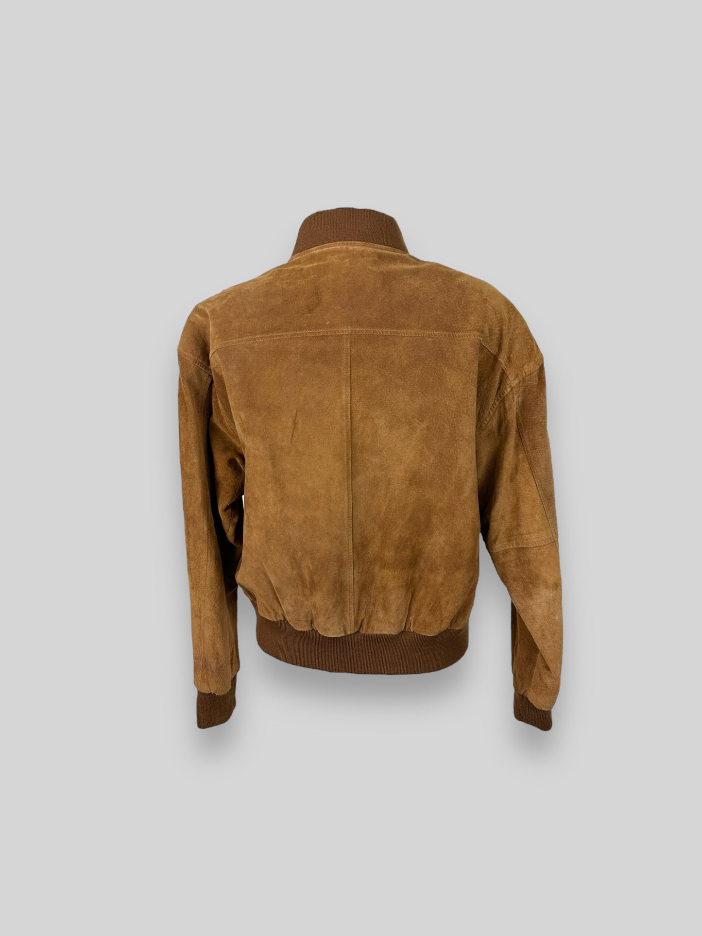 Suede Bomber Jacket