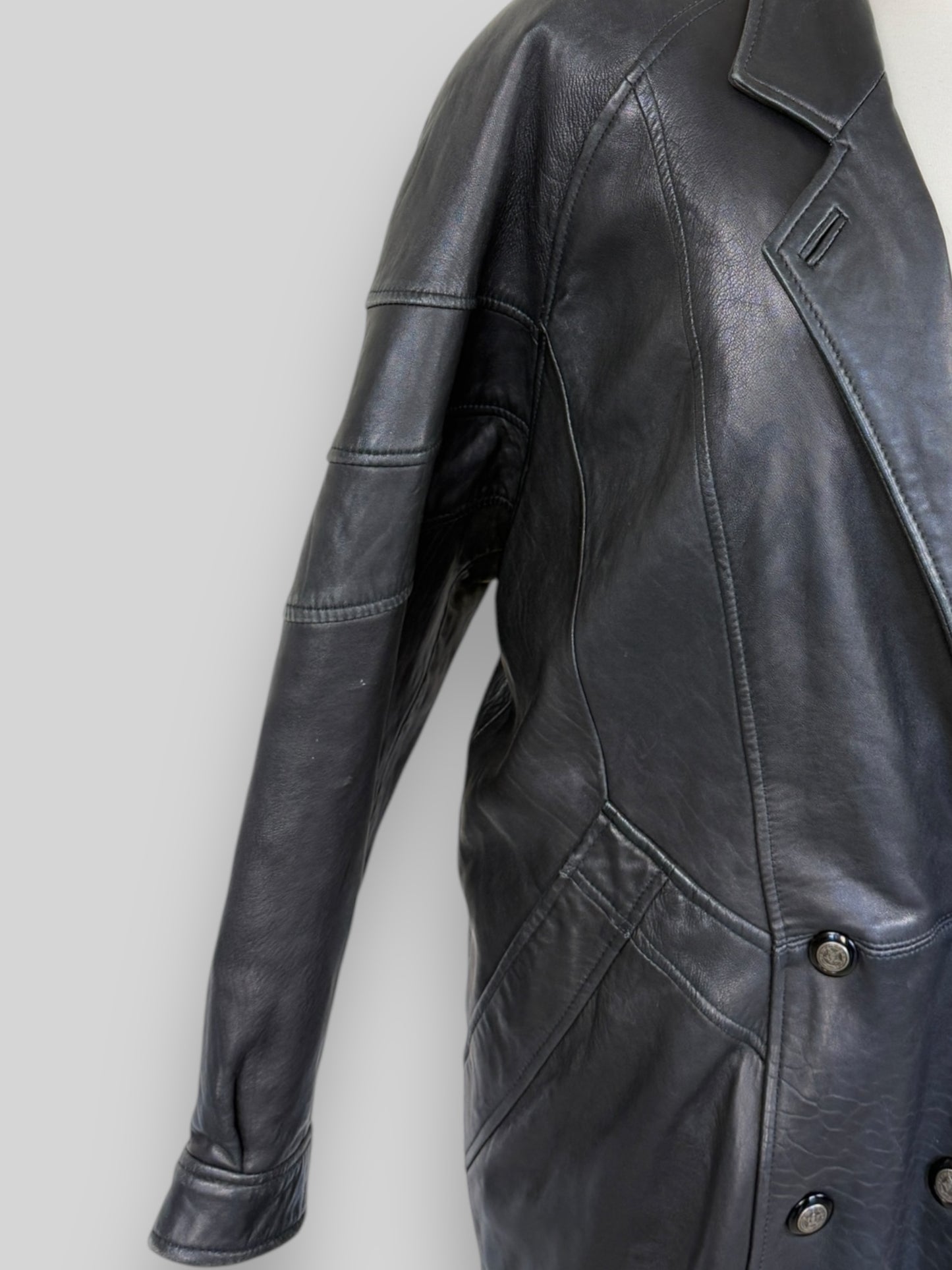 Leather Long Coat